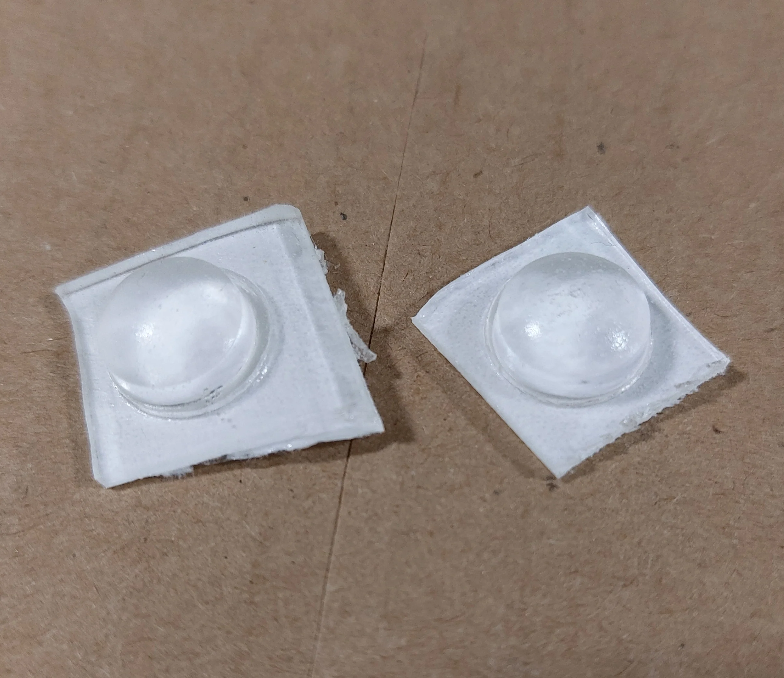 AMS Hardware Round Bumpers - Clear Urethane - Single