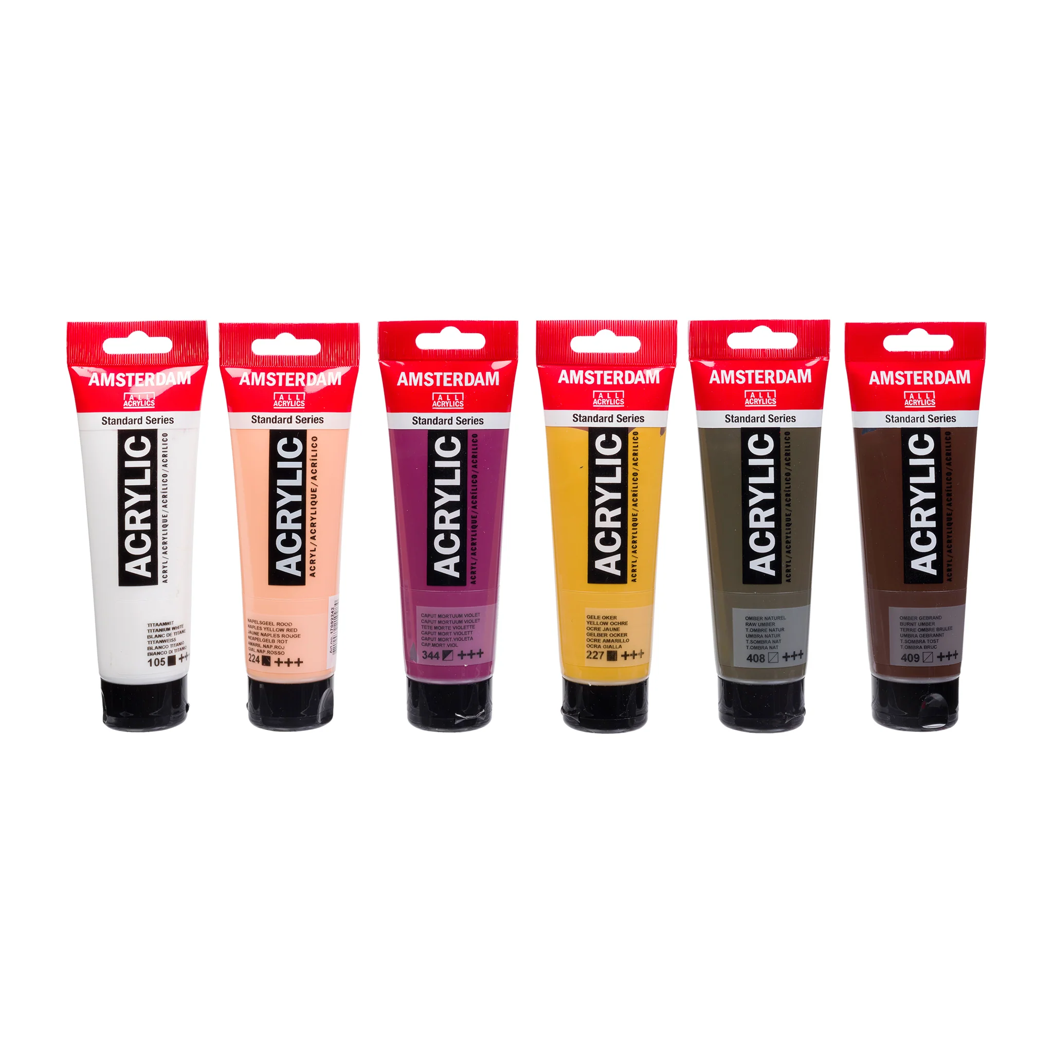 Amsterdam Standard Series Acrylic - Portrait Set of 6 x 120ml - Image 2