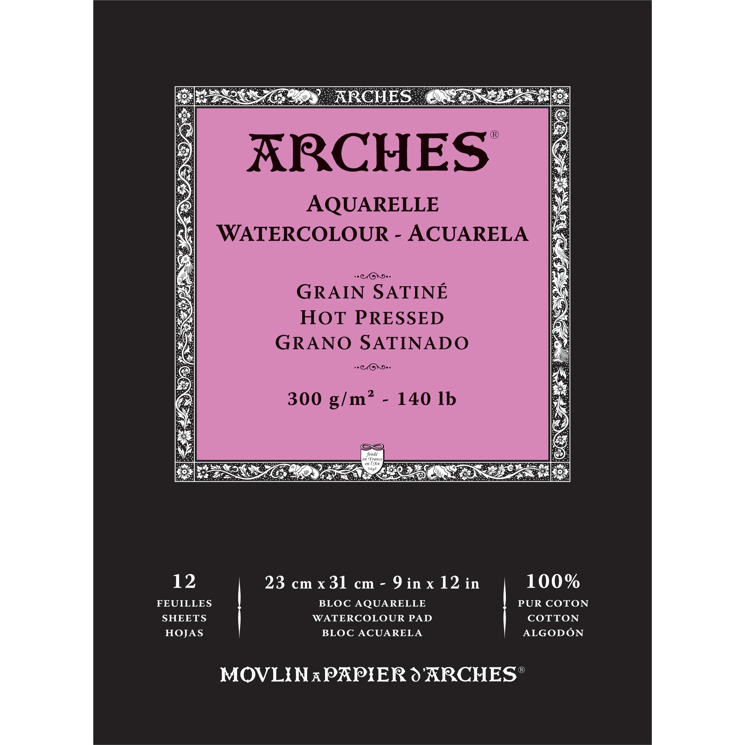 ARCHES Watercolour Pads - 9" x 12" - Image 3