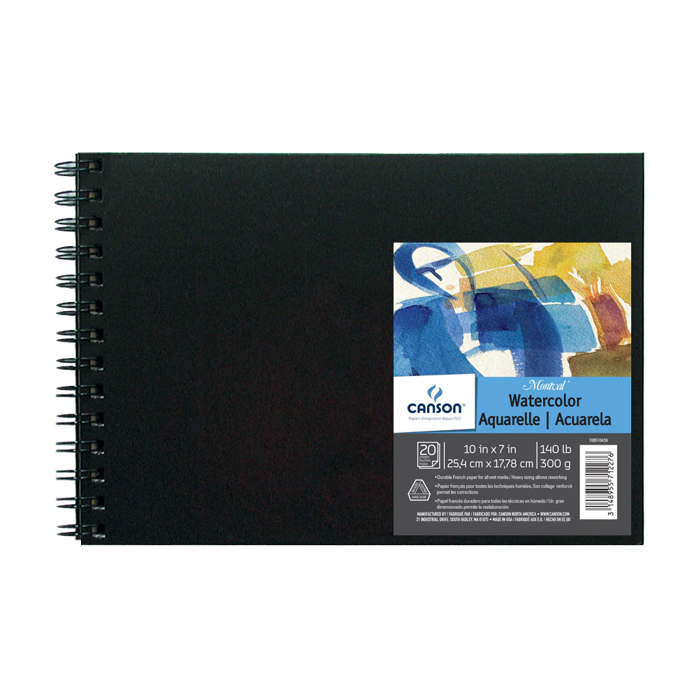 Canson Montval Watercolour Paper Spiralbound Pads - Image 3