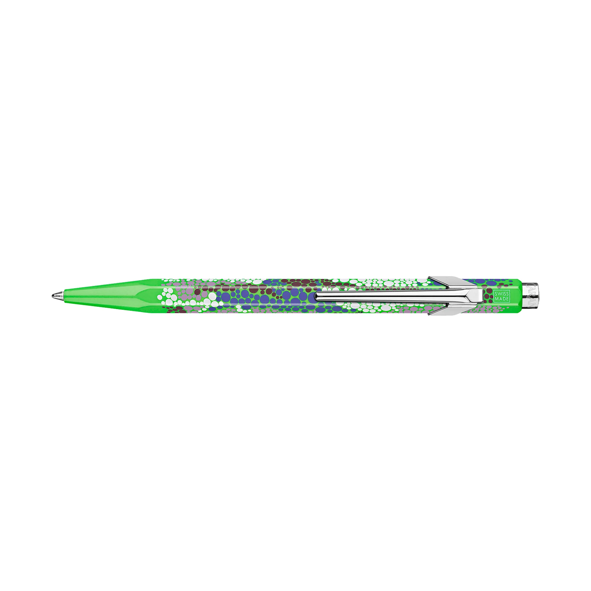 Caran d'Ache 849 Germanier Edition Medium Ballpoint Pen - Neon Green - Clearance - Image 2