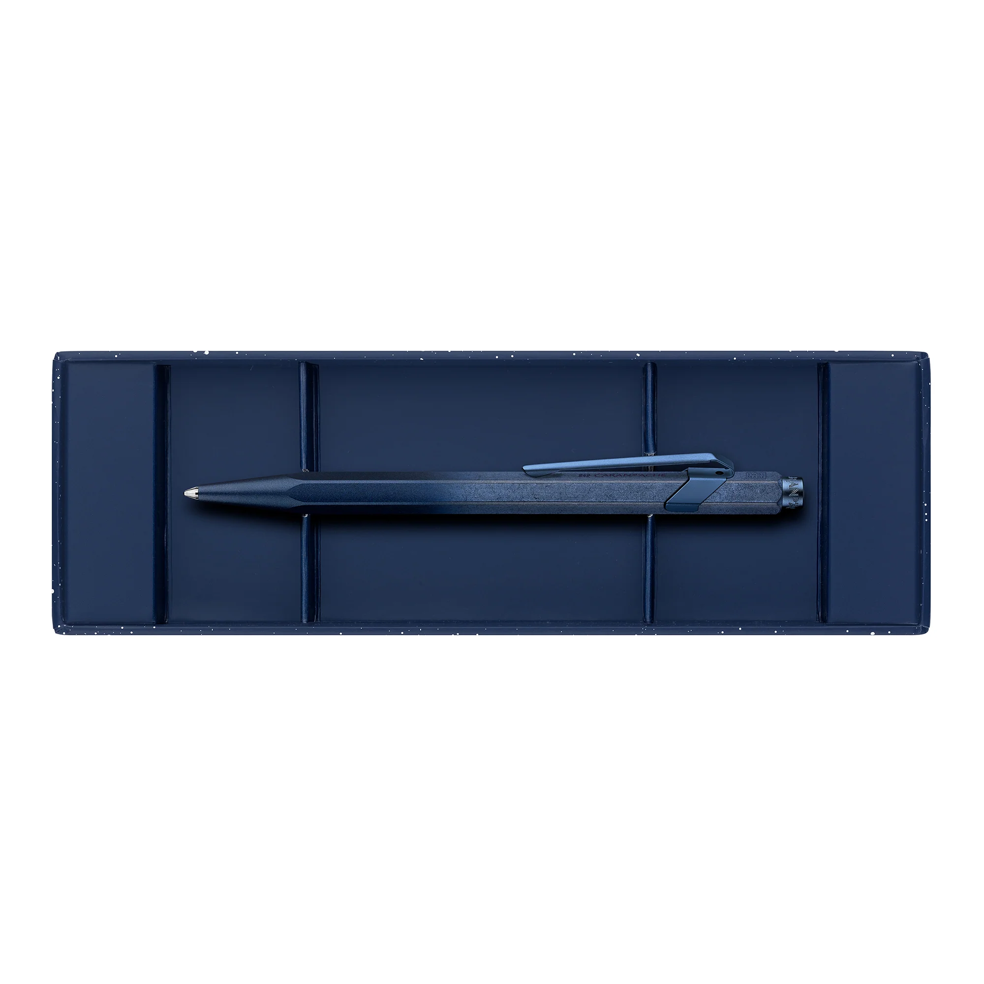 Caran d'Ache Cosmic Blue Edition 849 Ballpoint Pen - Dark Blue - Clearance - Image 3