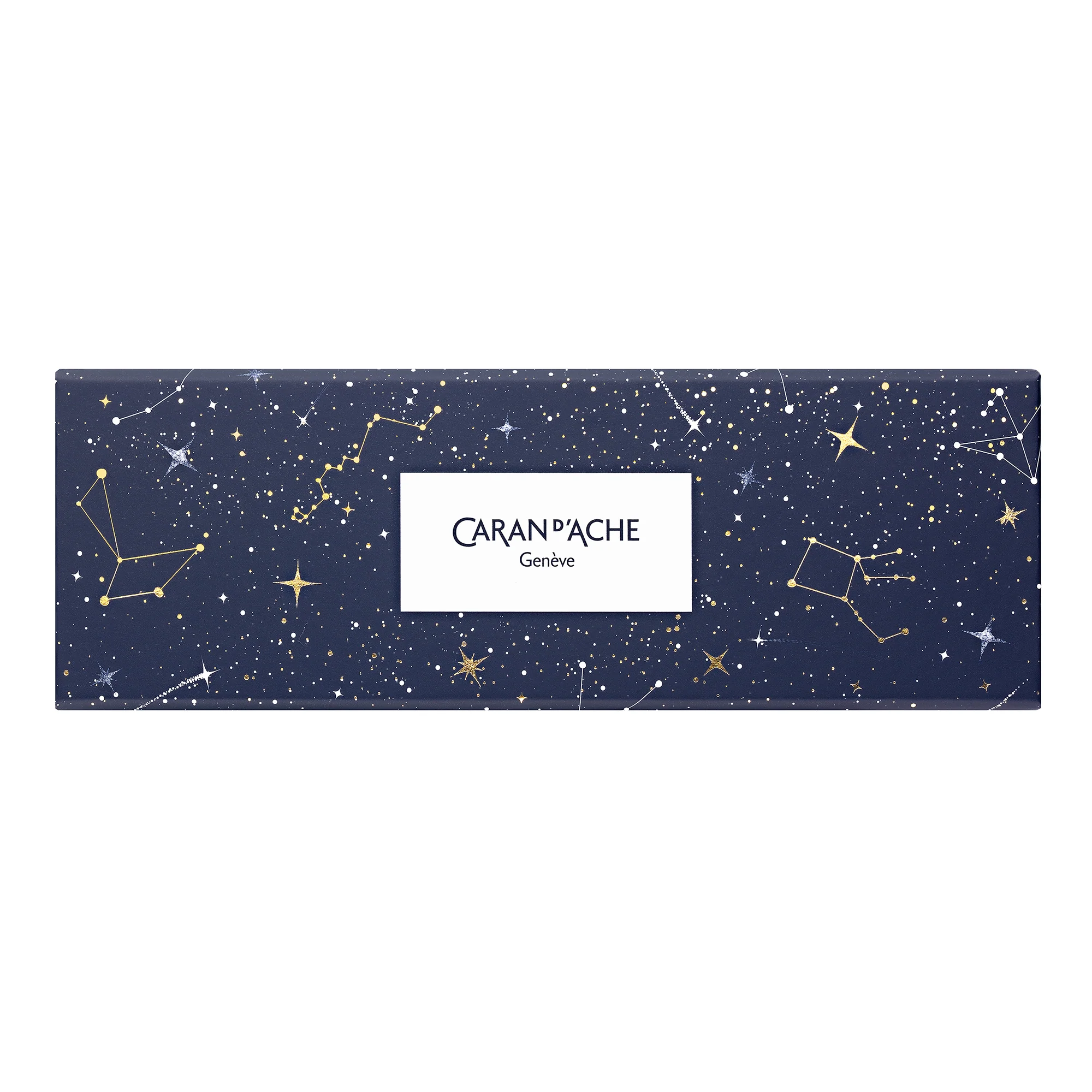 Caran d'Ache Cosmic Blue Edition Metallic Coloured Pencil Set of 10 - Clearance - Image 2