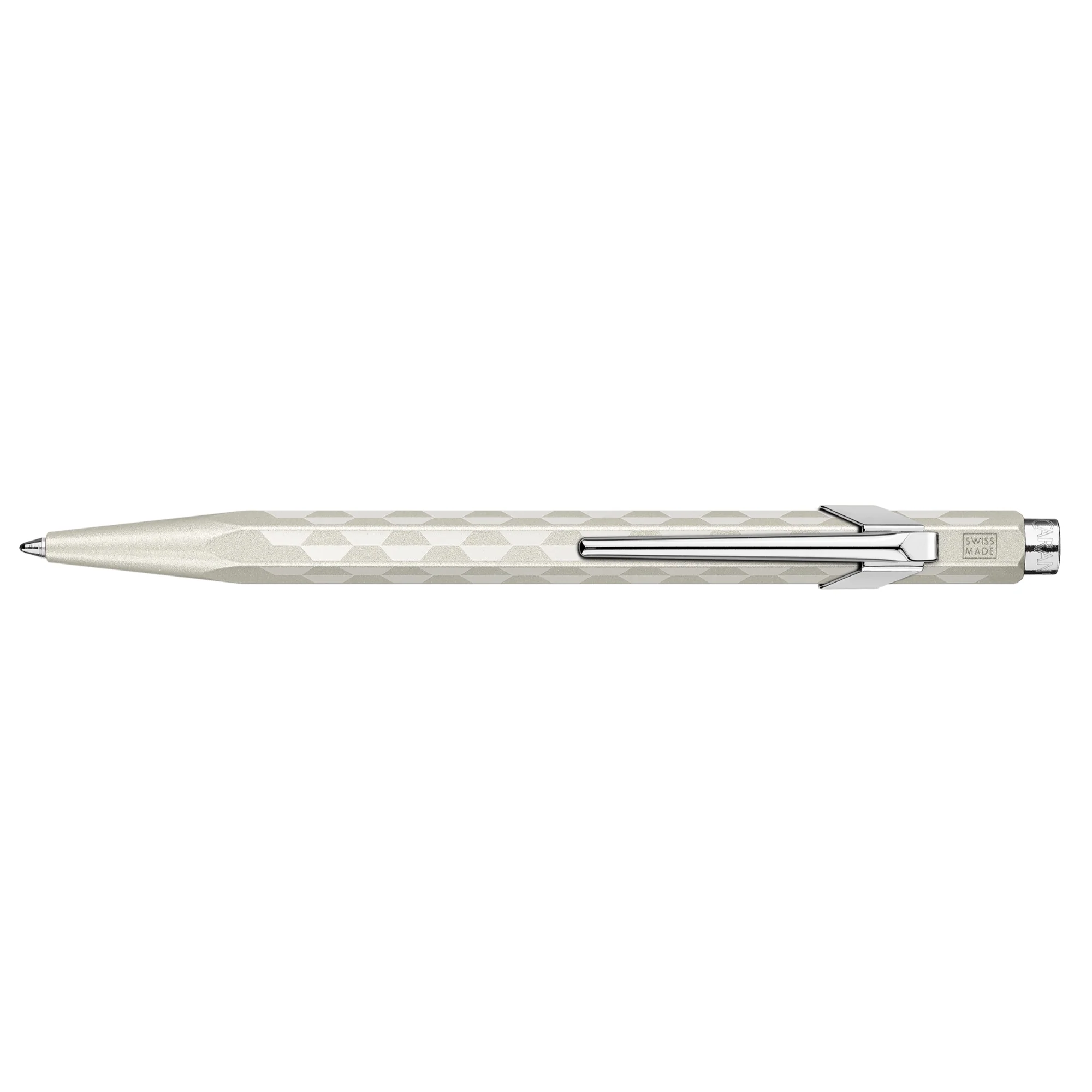 Caran d'Ache Alpine Frost 849™ Ballpoint Pen - White (Black Ink) - Clearance - Image 2