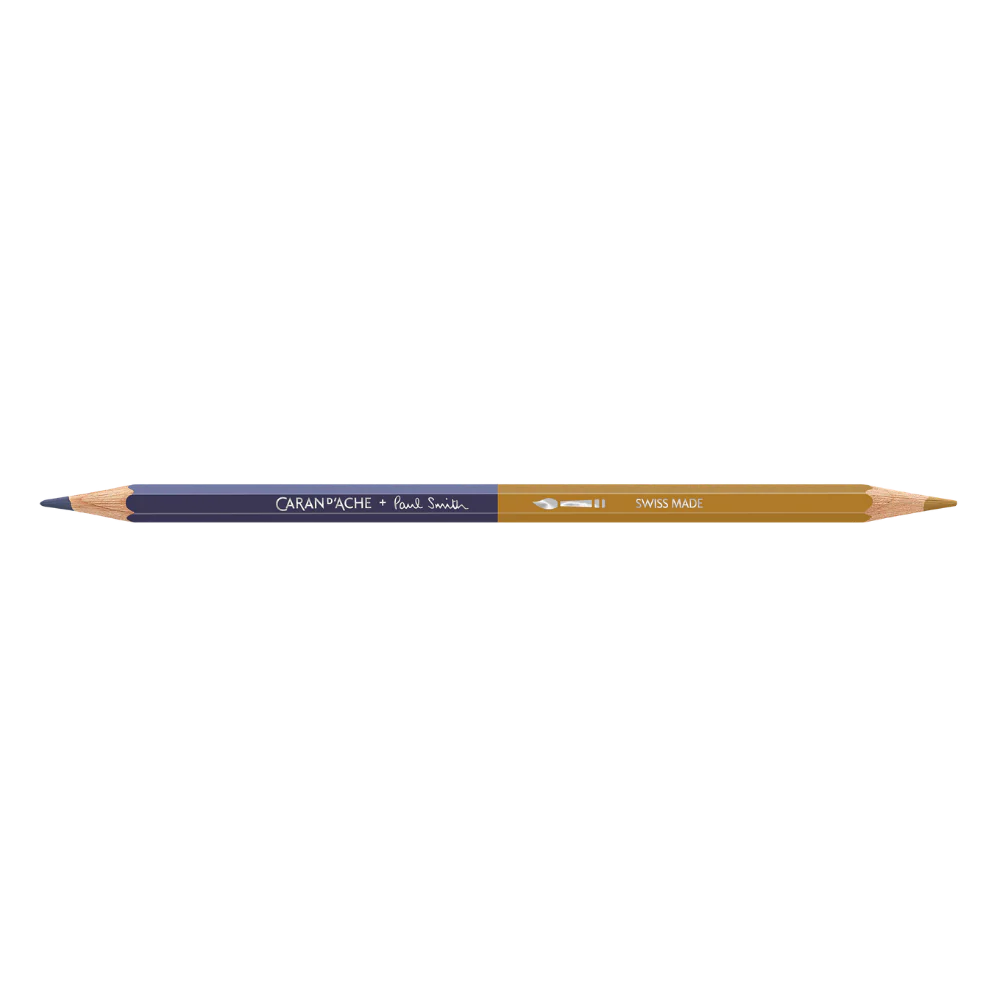 Caran d'Ache Paul Smith Bicolor Pencil Set of 12 (24 Colours) with Brush - Ltd. Edition - Image 15
