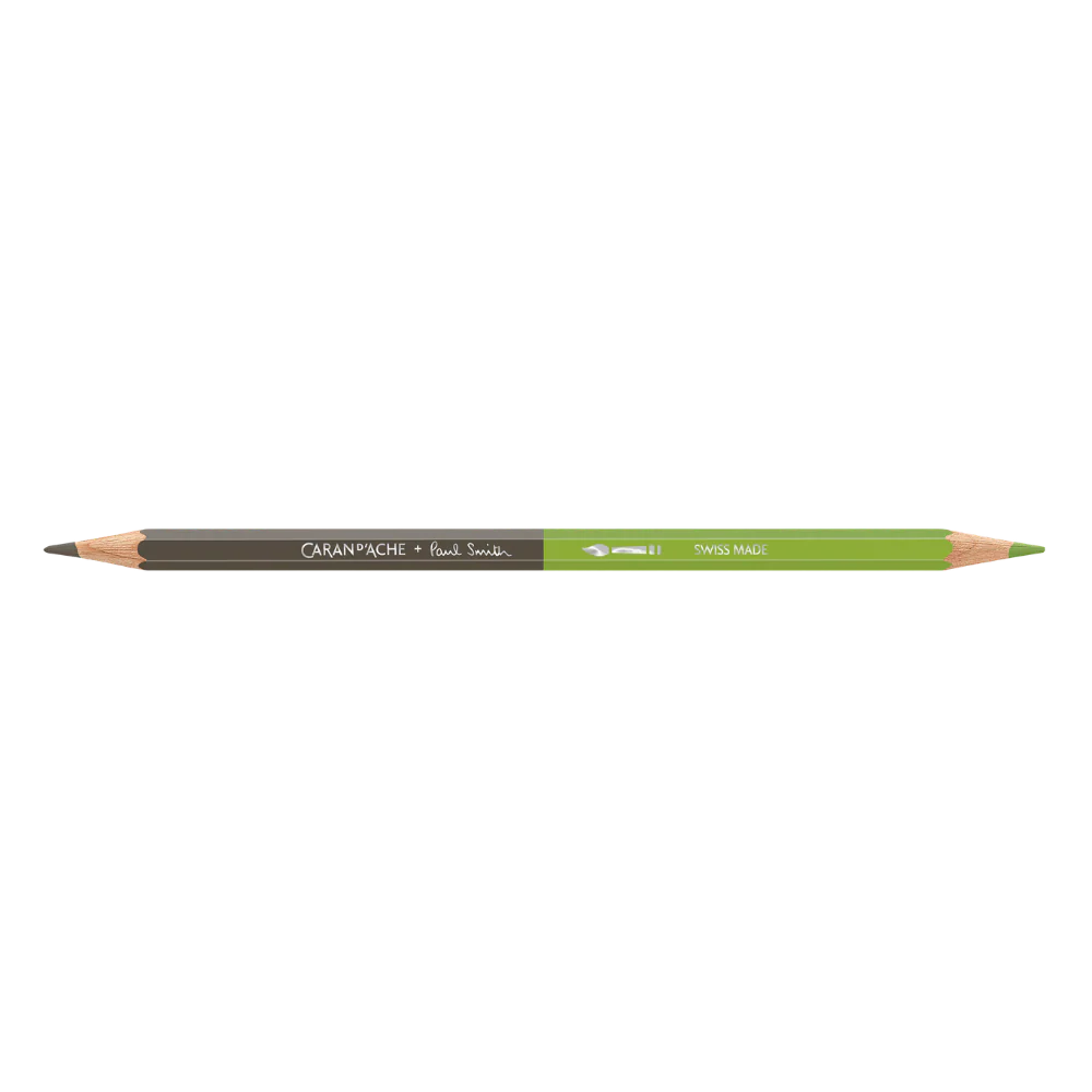 Caran d'Ache Paul Smith Bicolor Pencil Set of 12 (24 Colours) with Brush - Ltd. Edition - Image 7