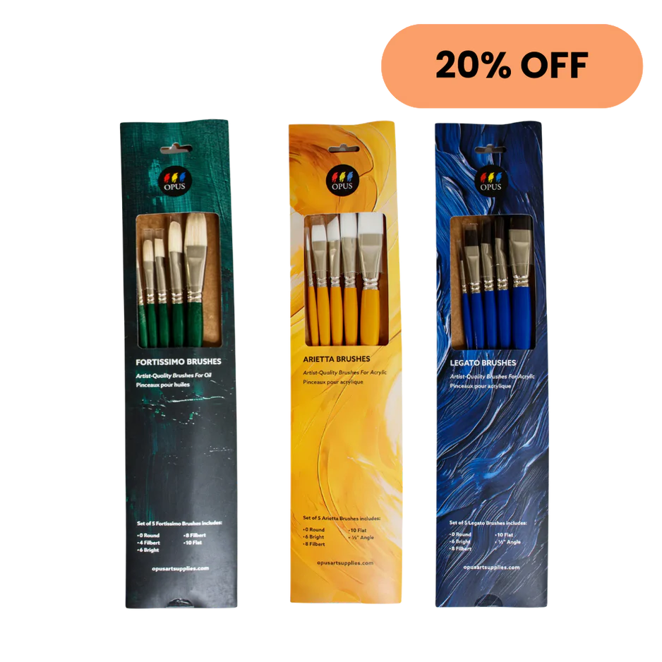 da Vinci COLINEO 4037 Acrylic & Oil Brush Set of 3 - Image 30