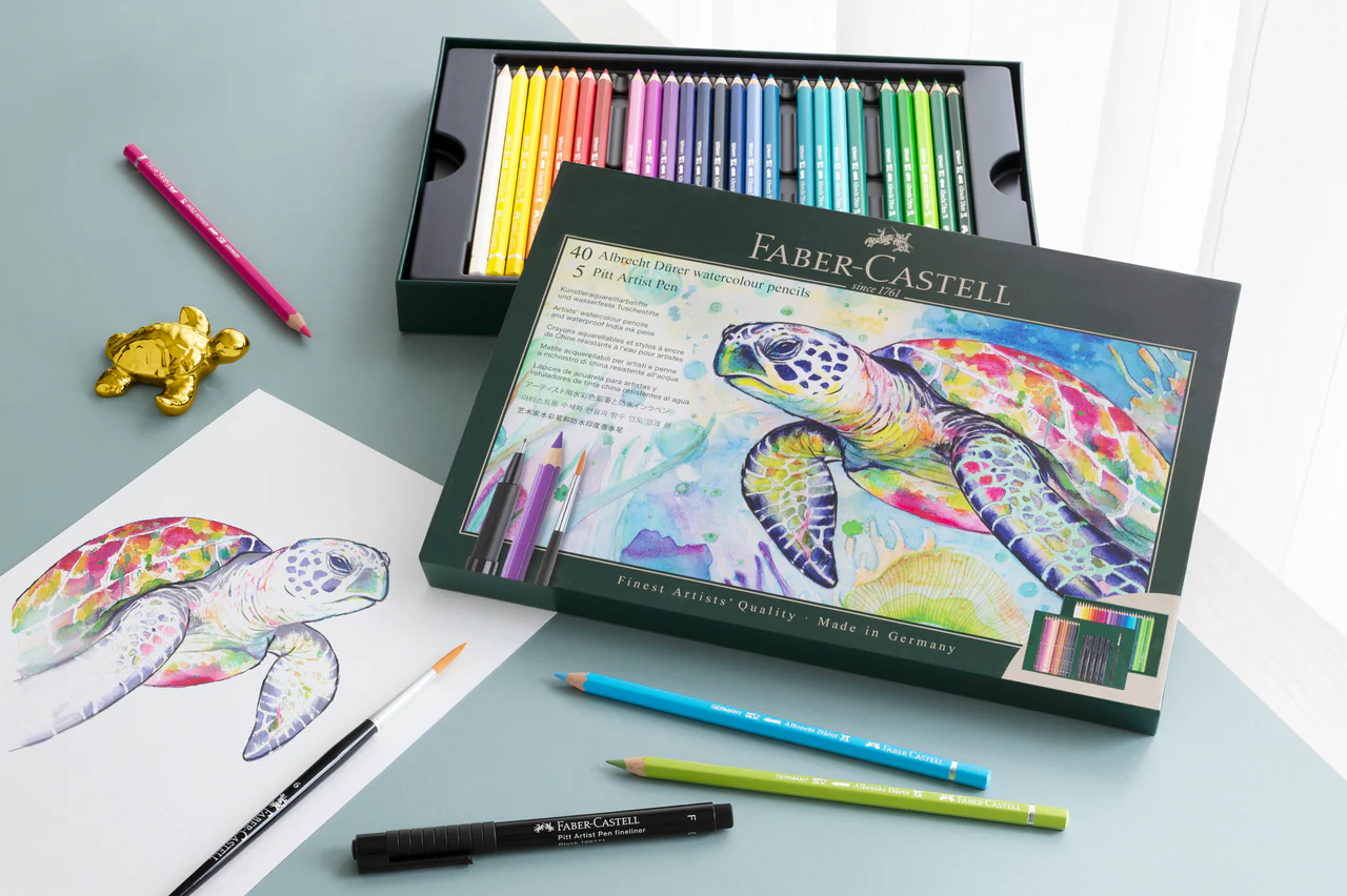 Faber-Castell Albrecht Dürer & Pitt Artist Pen Gift Set of 46 - Image 4