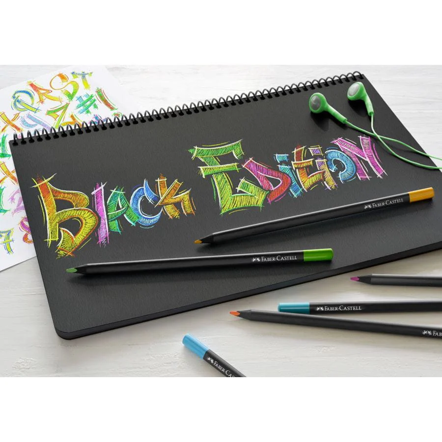 Faber-Castell Black Edition Colour Pencil Set of 12 - Image 4