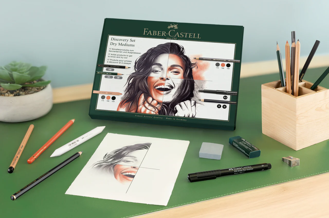 Faber-Castell Discovery Set - Dry Art Materials - Image 3