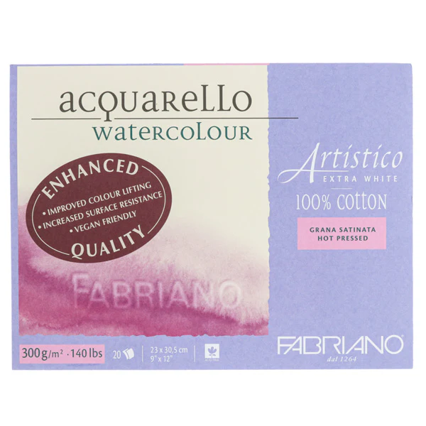 Fabriano Artistico Extra White Watercolour Paper Blocks - Image 3
