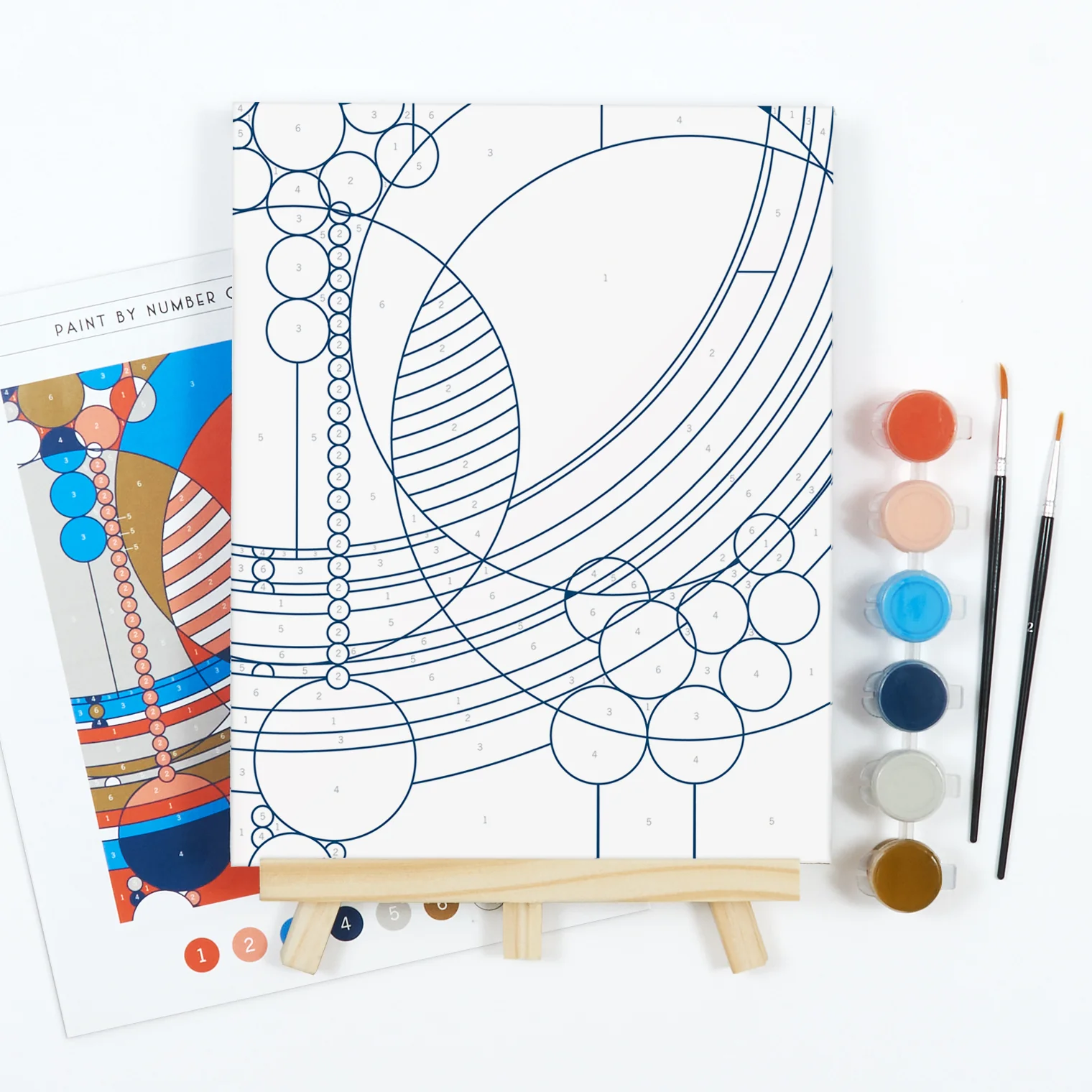 Frank Lloyd Wright March Balloons Paint-by-Number Kit - Image 2