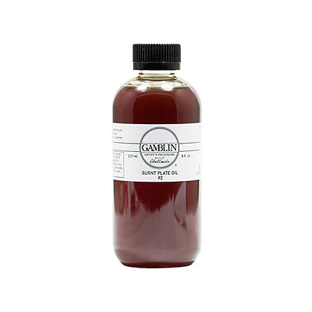 Gamblin Burnt Plate Oil #2 - 8oz - Image 2