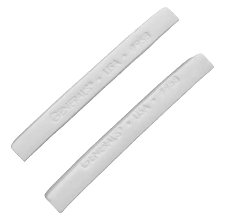 General Pencil Compressed White Charcoal Stick