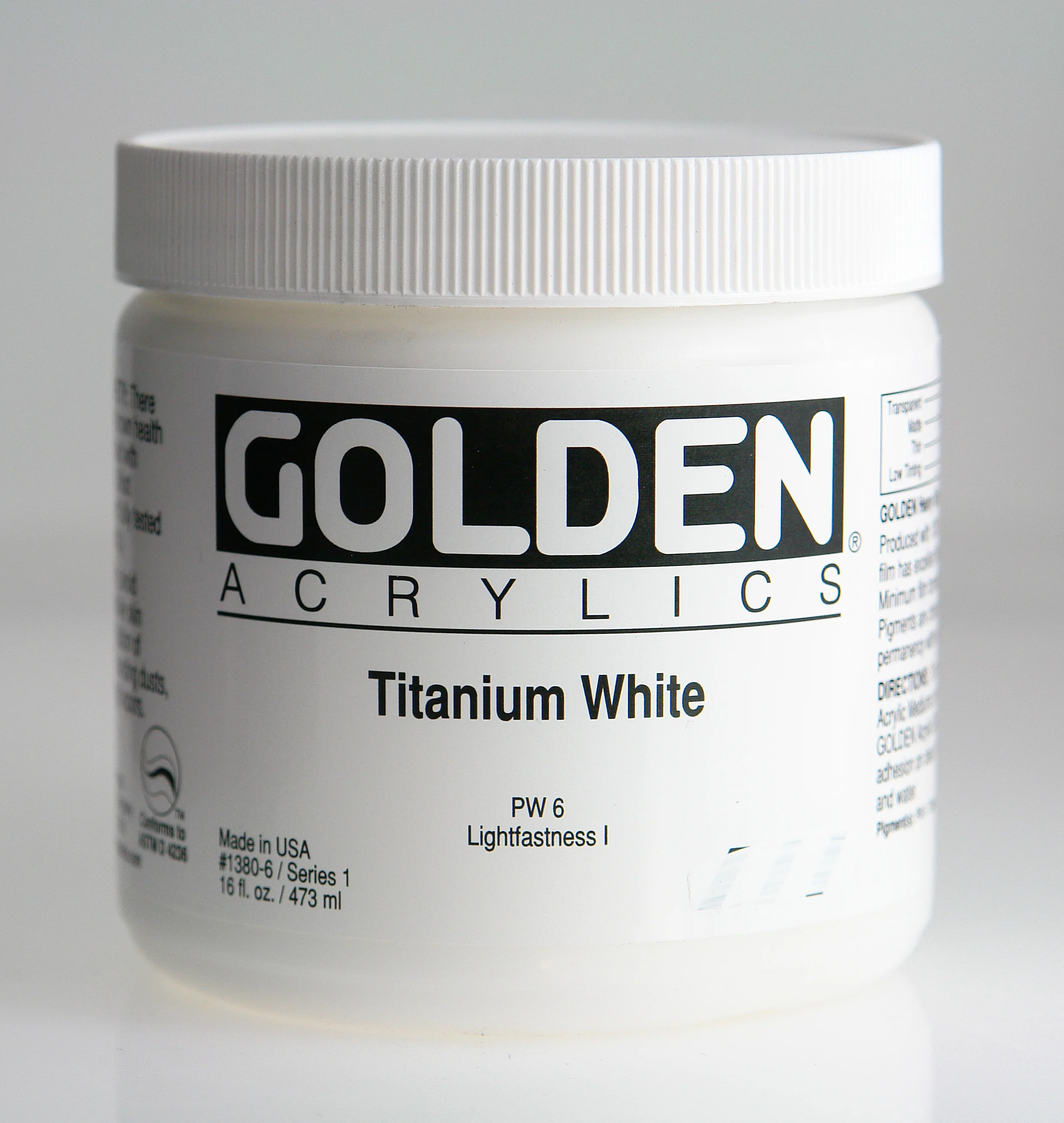 GOLDEN Heavy Body Acrylics 16oz (Special Order) - Red/ Yellow/ Orange/ Pink/ White/ Other