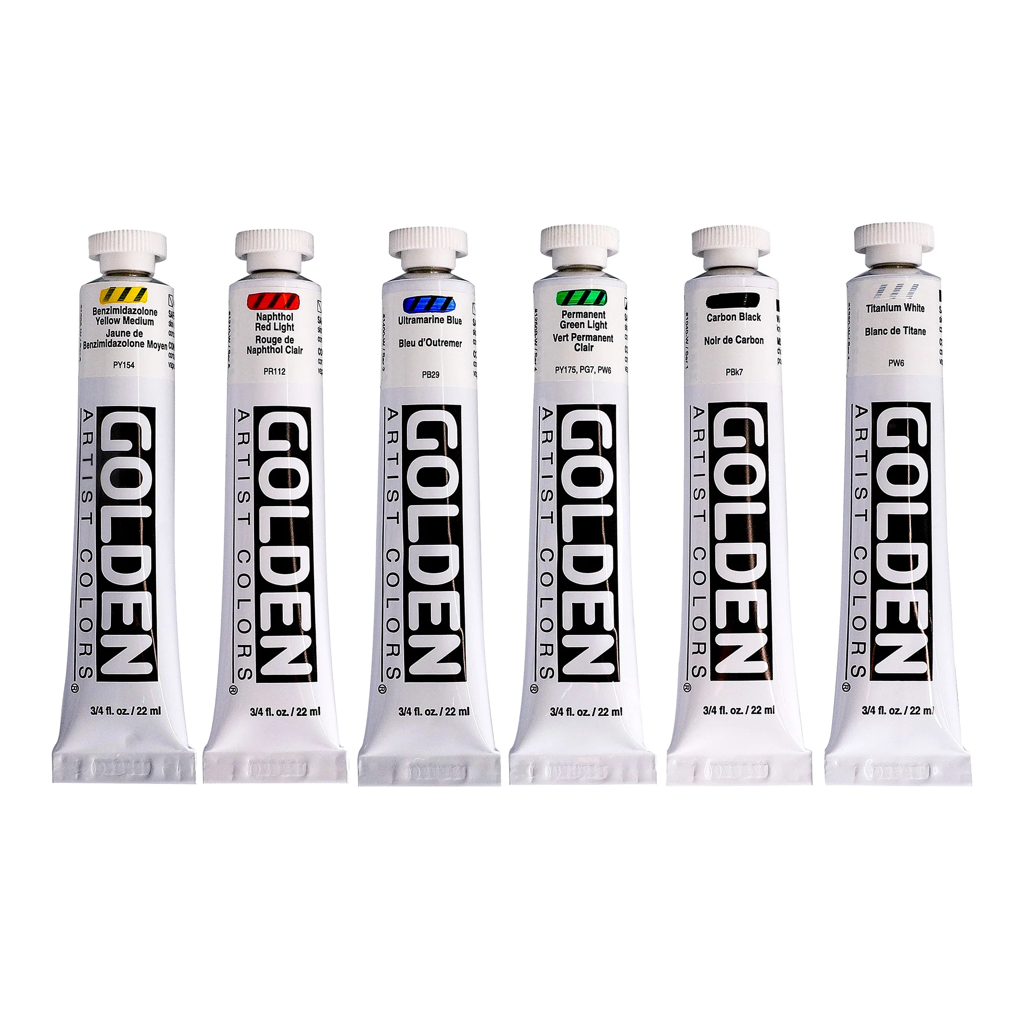 GOLDEN Heavy Body Acrylics Intro Set of 6 - Image 3