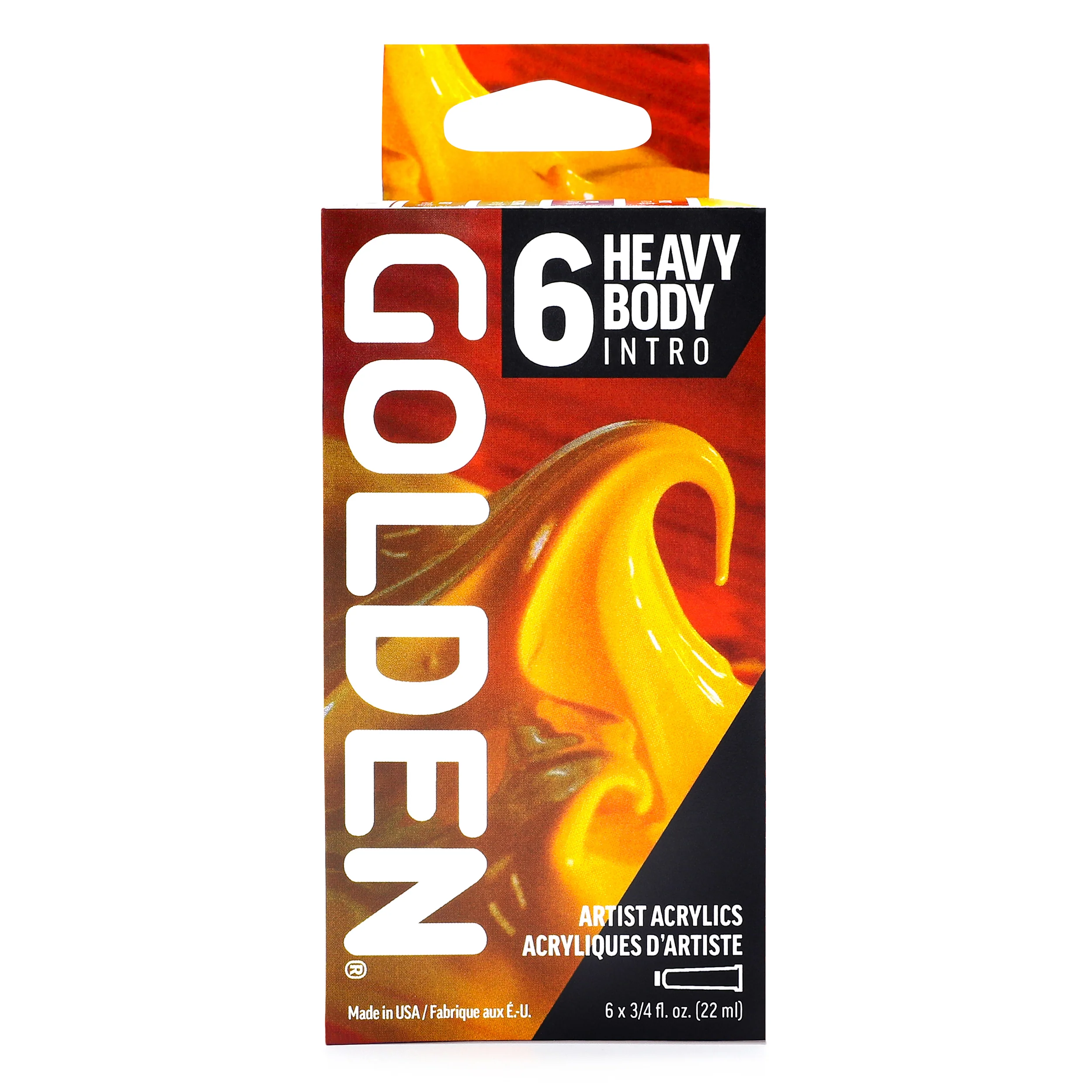GOLDEN Heavy Body Acrylics Intro Set of 6 - Image 4