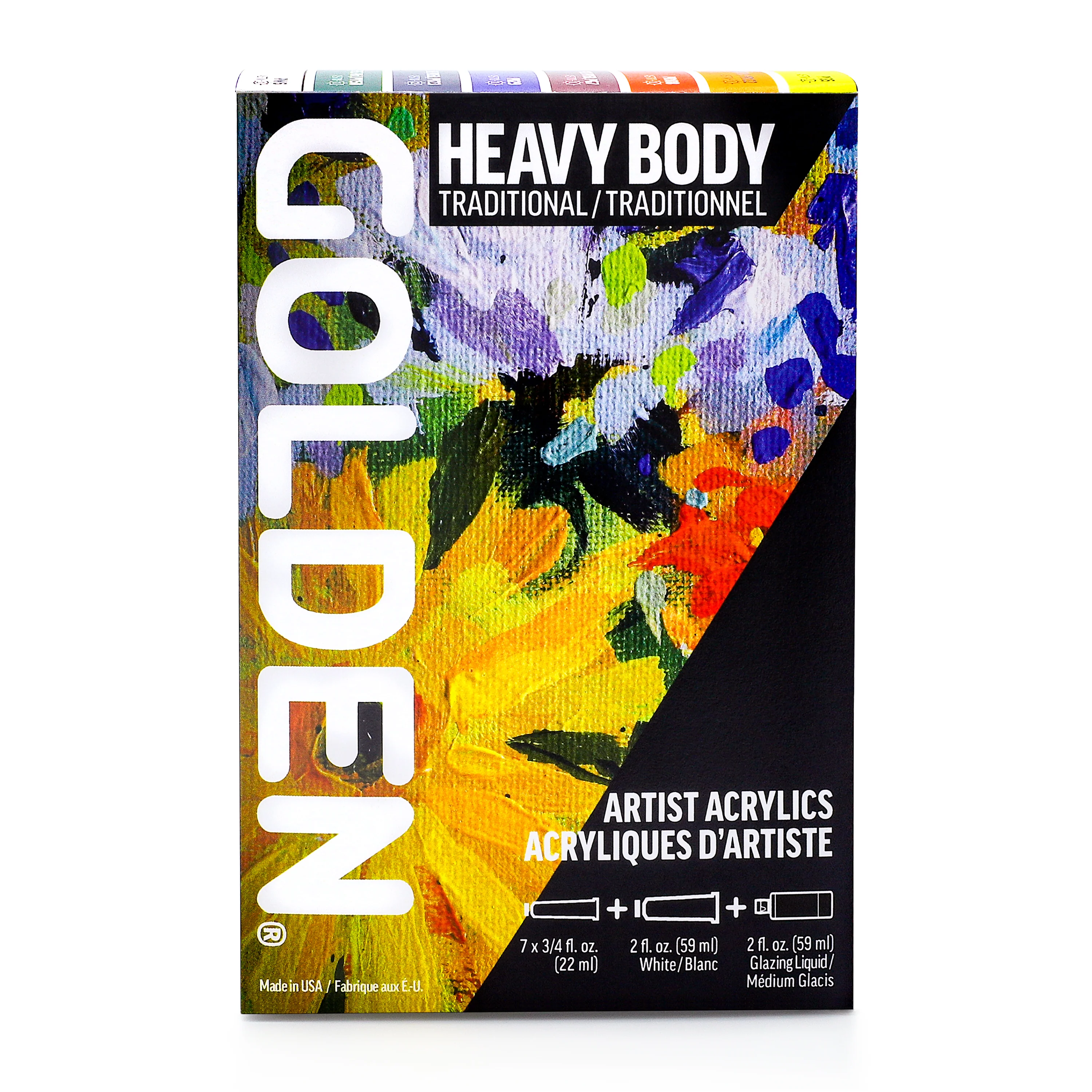 GOLDEN Heavy Body Acrylics Traditional Set - Image 6
