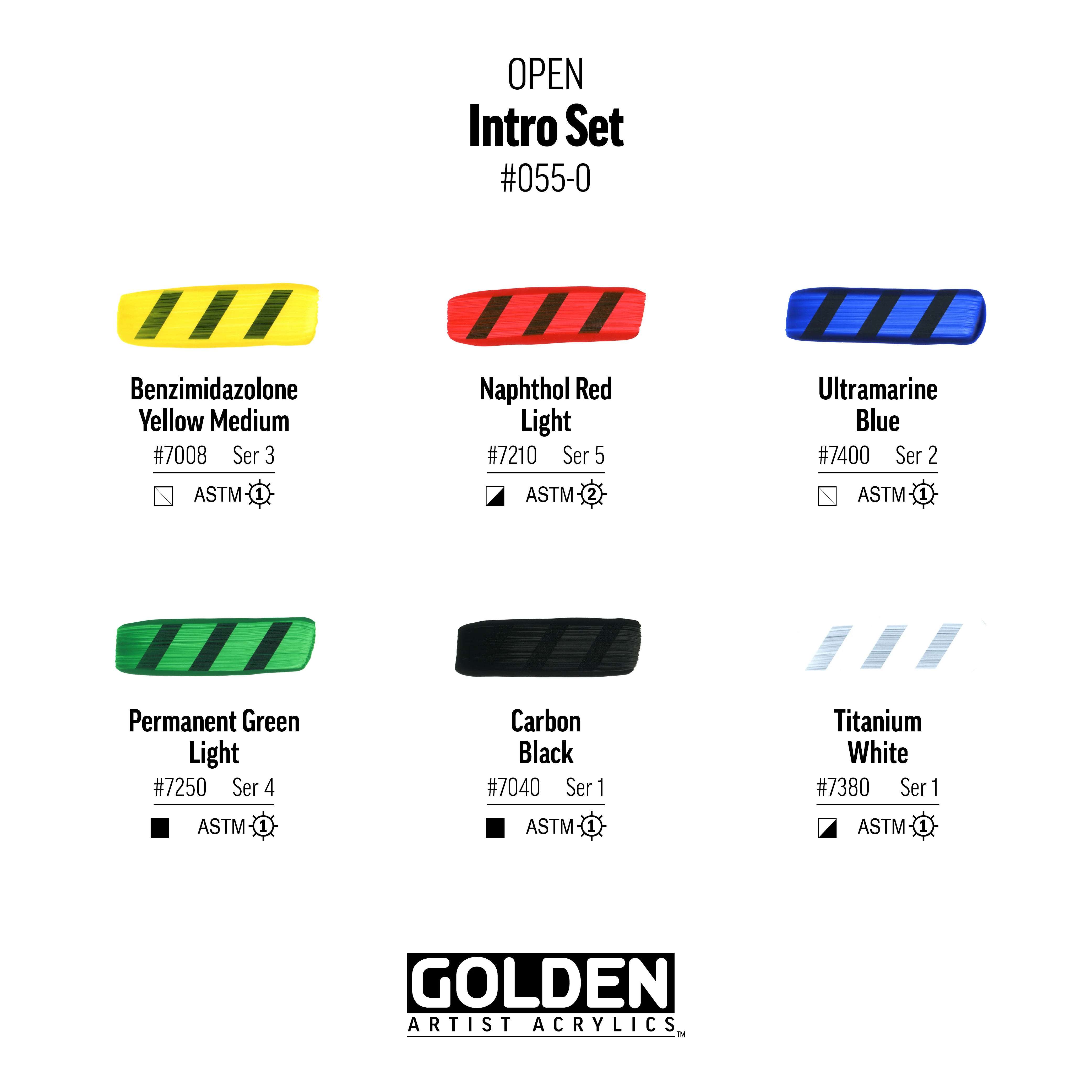 GOLDEN OPEN Acrylics Intro Set - Image 3