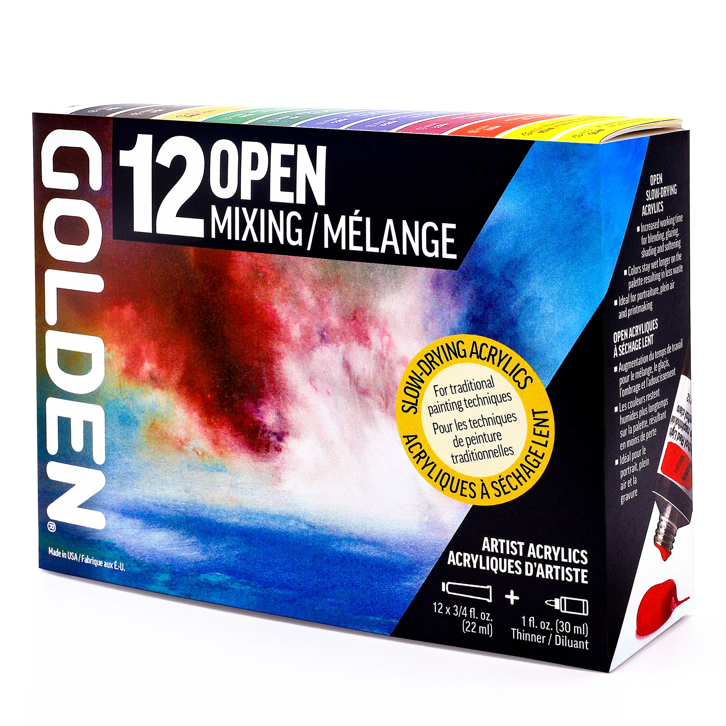 GOLDEN OPEN Acrylics Mixing Set of 12 - Image 6
