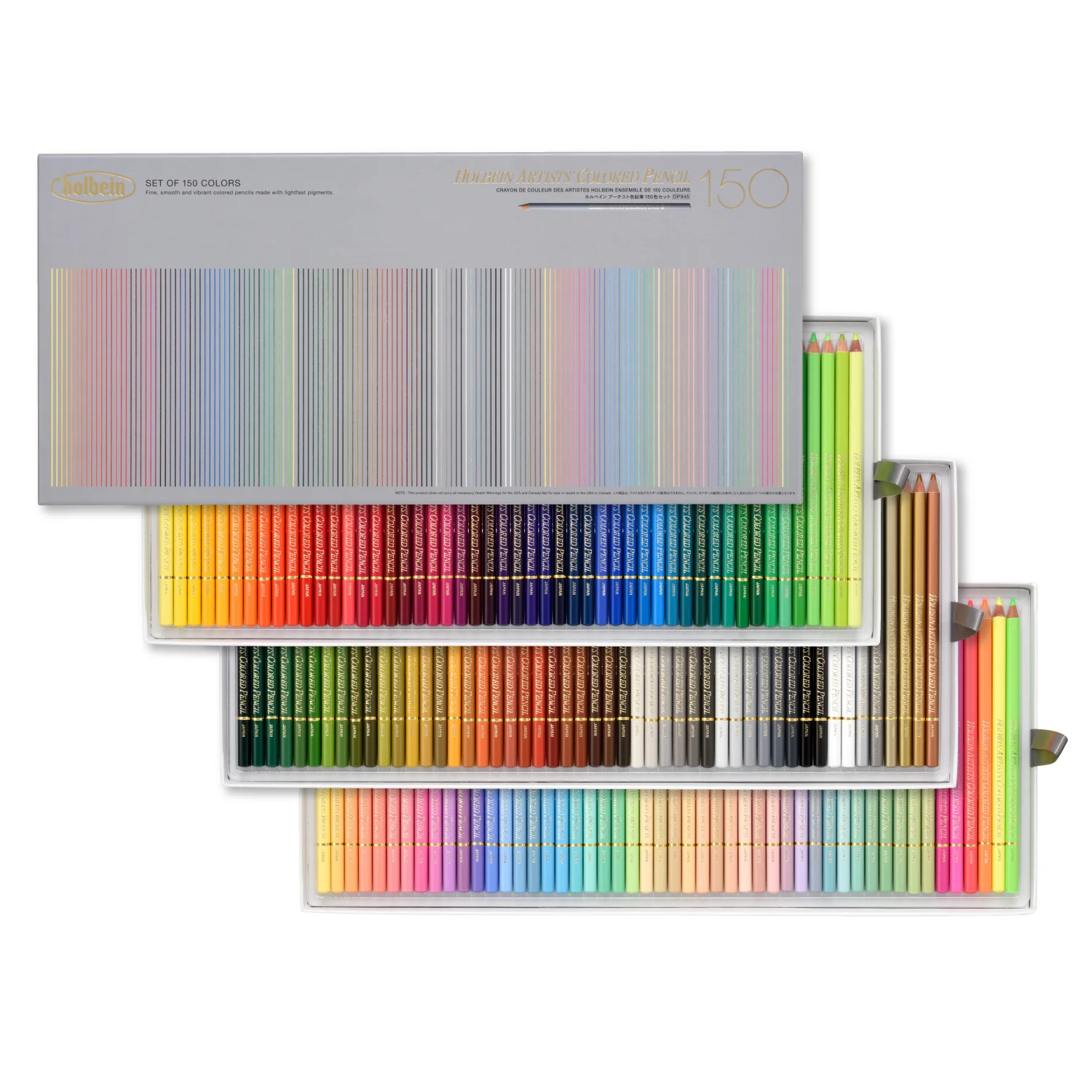 Holbein Artists' Colored Pencil Set of 150 - Image 3