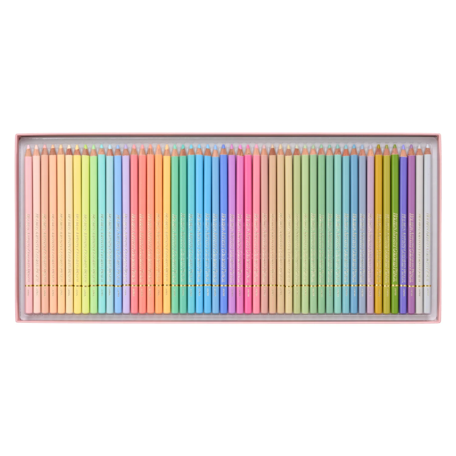 Holbein Artists' Colored Pencil Set of 50 - Pastel - Image 3