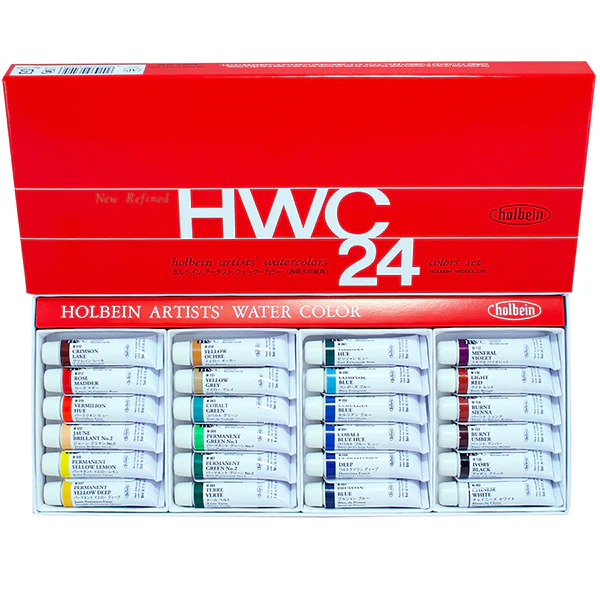 Holbein Artist's Watercolor Set of 24
