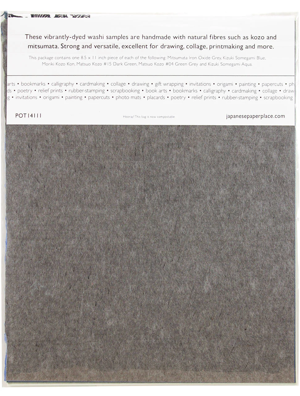 Japanese Paper Place Washi for Art - Cool Colour Pack - Image 3