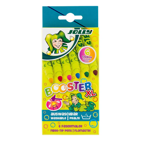 Jolly Booster xL Jumbo Washable Markers Set of 6 - Clearance