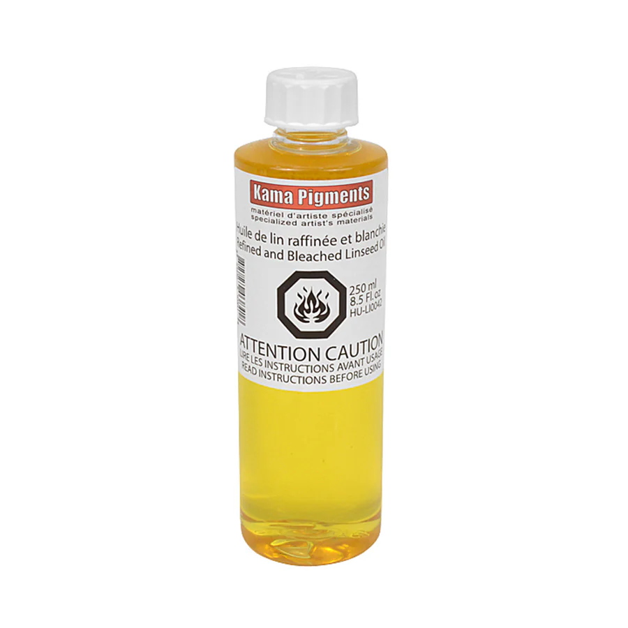 Kama Refined and Bleached Linseed Oil - 250ml - Clearance