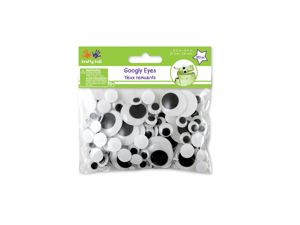 Krafty Kids Googly Eyes Pack of 182 - Image 2