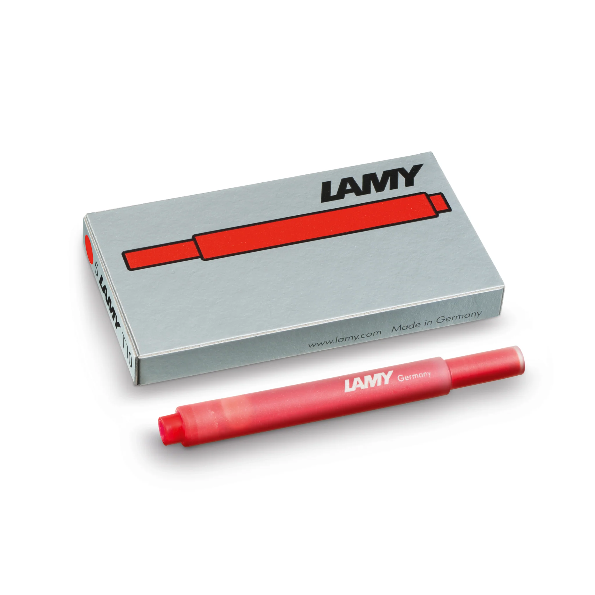 LAMY T 10 Ink Cartridge Fountain Pen Refills - Packs of 5 - Image 3