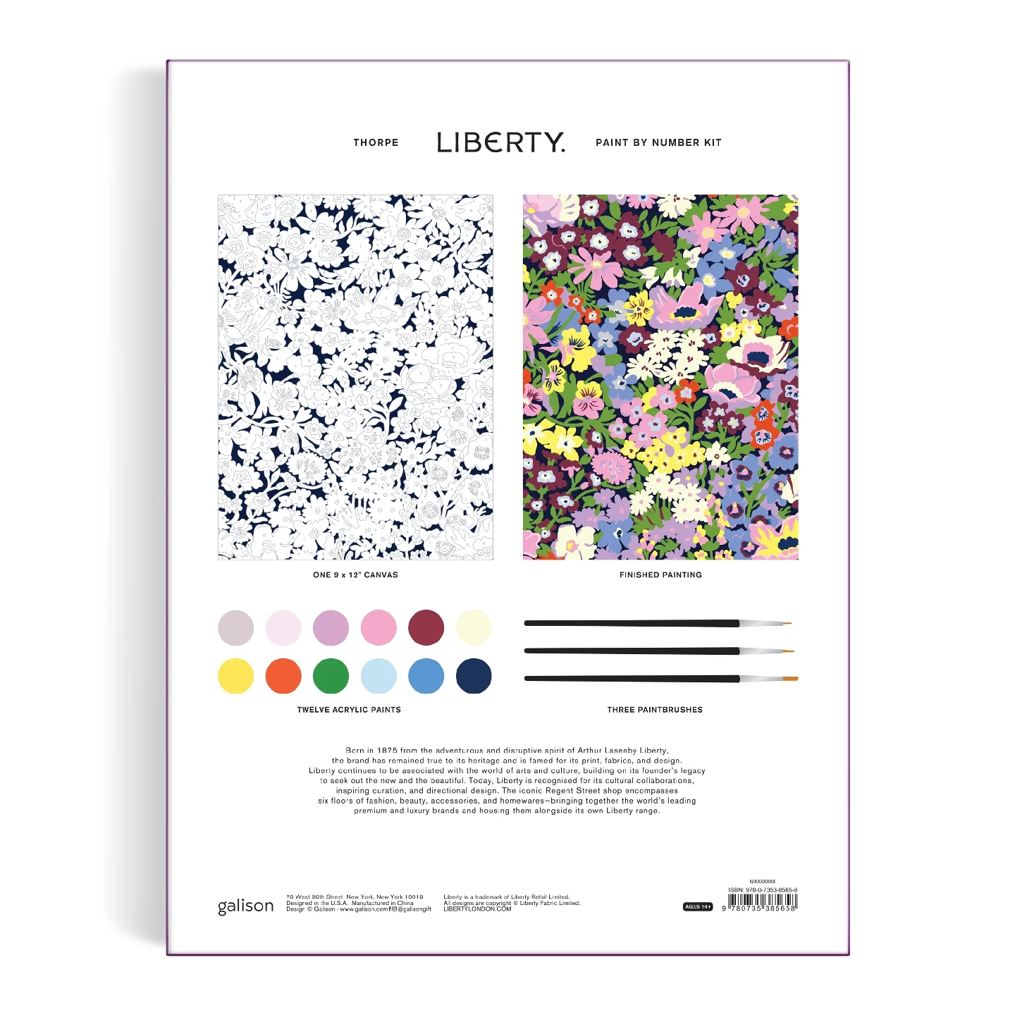 Liberty Paint-by-Number Kit - Thorpe - Image 7