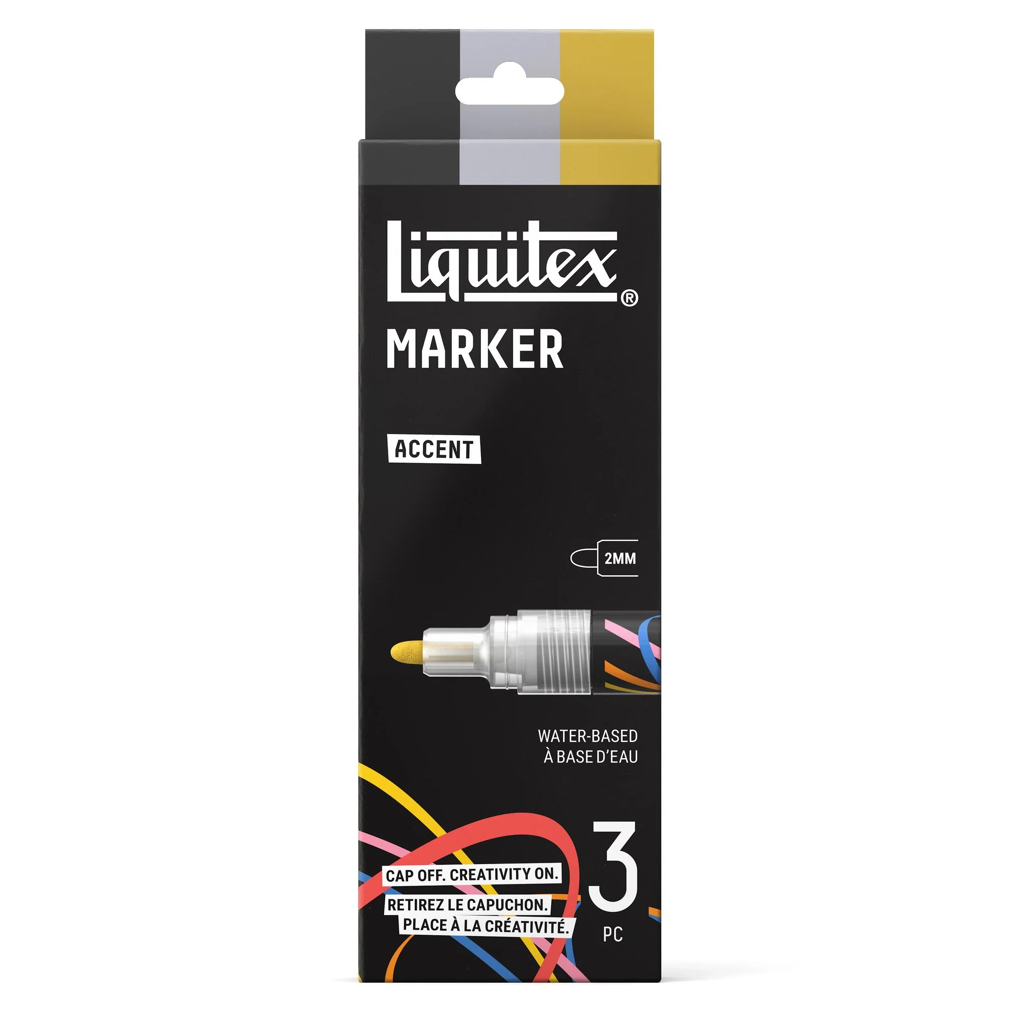 Liquitex Marker 2mm Set of 3 - Accent - Image 4