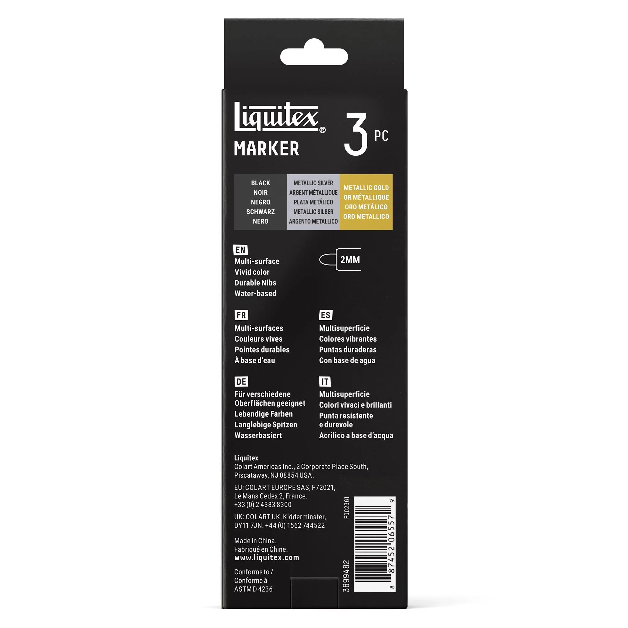 Liquitex Marker 2mm Set of 3 - Accent - Image 5