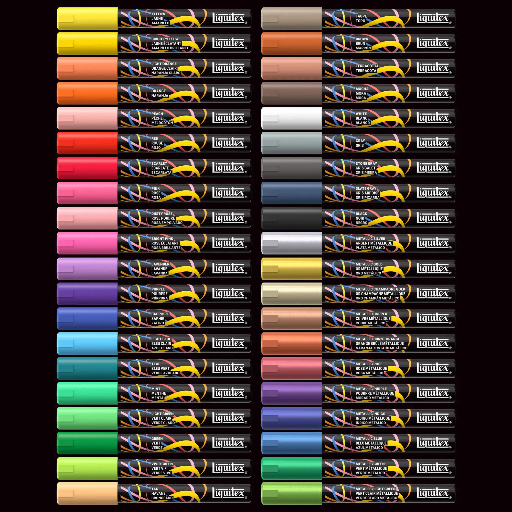 Liquitex Marker 2mm Set of 40 - Radical - Image 2