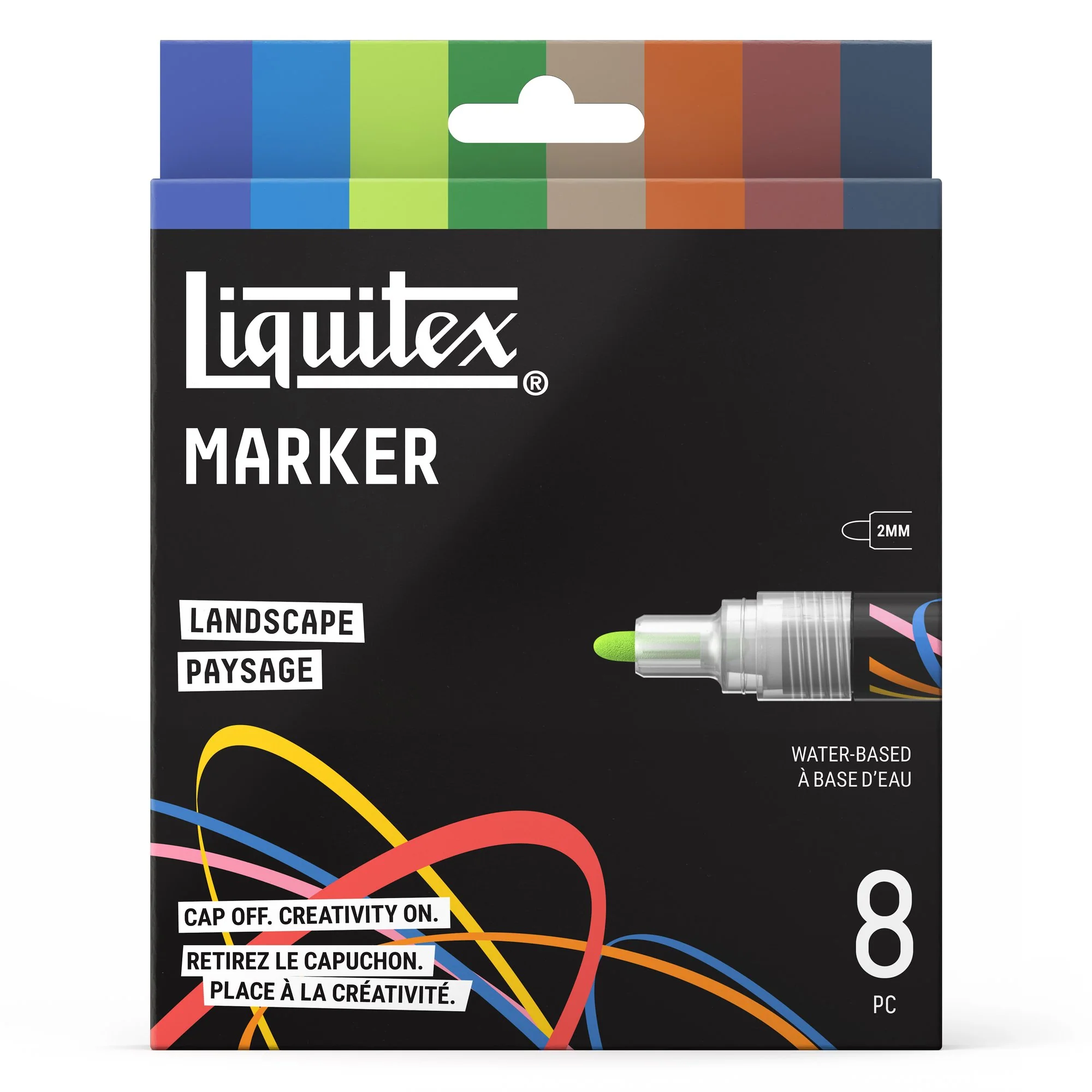 Liquitex Marker 2mm Set of 8 - Landscape - Image 4