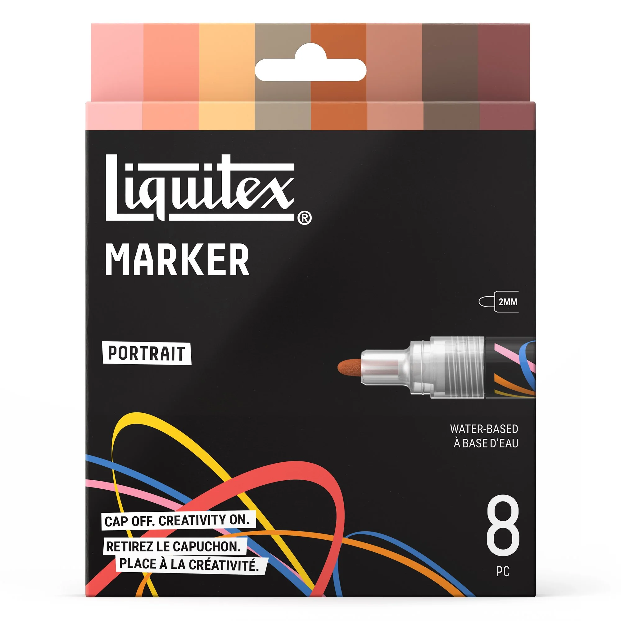 Liquitex Marker 2mm Set of 8 - Portrait - Image 4