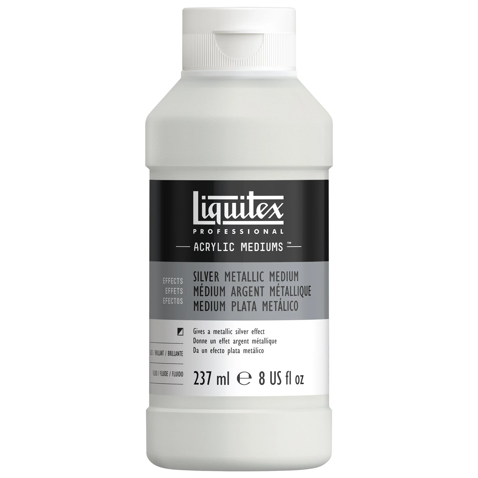 Liquitex Professional Silver Metallic Medium - 237ml