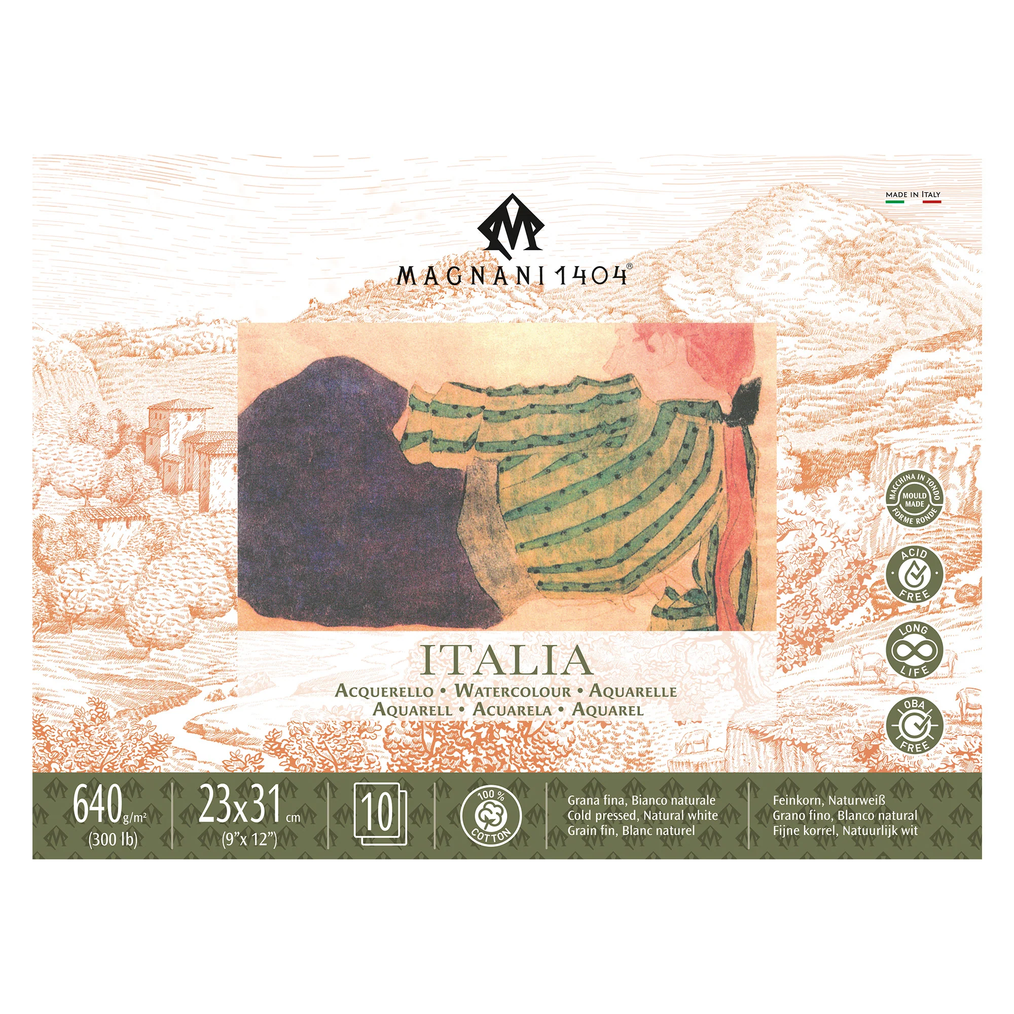 Magnani Italia Watercolour Blocks Cold Pressed - 300gsm - Image 7