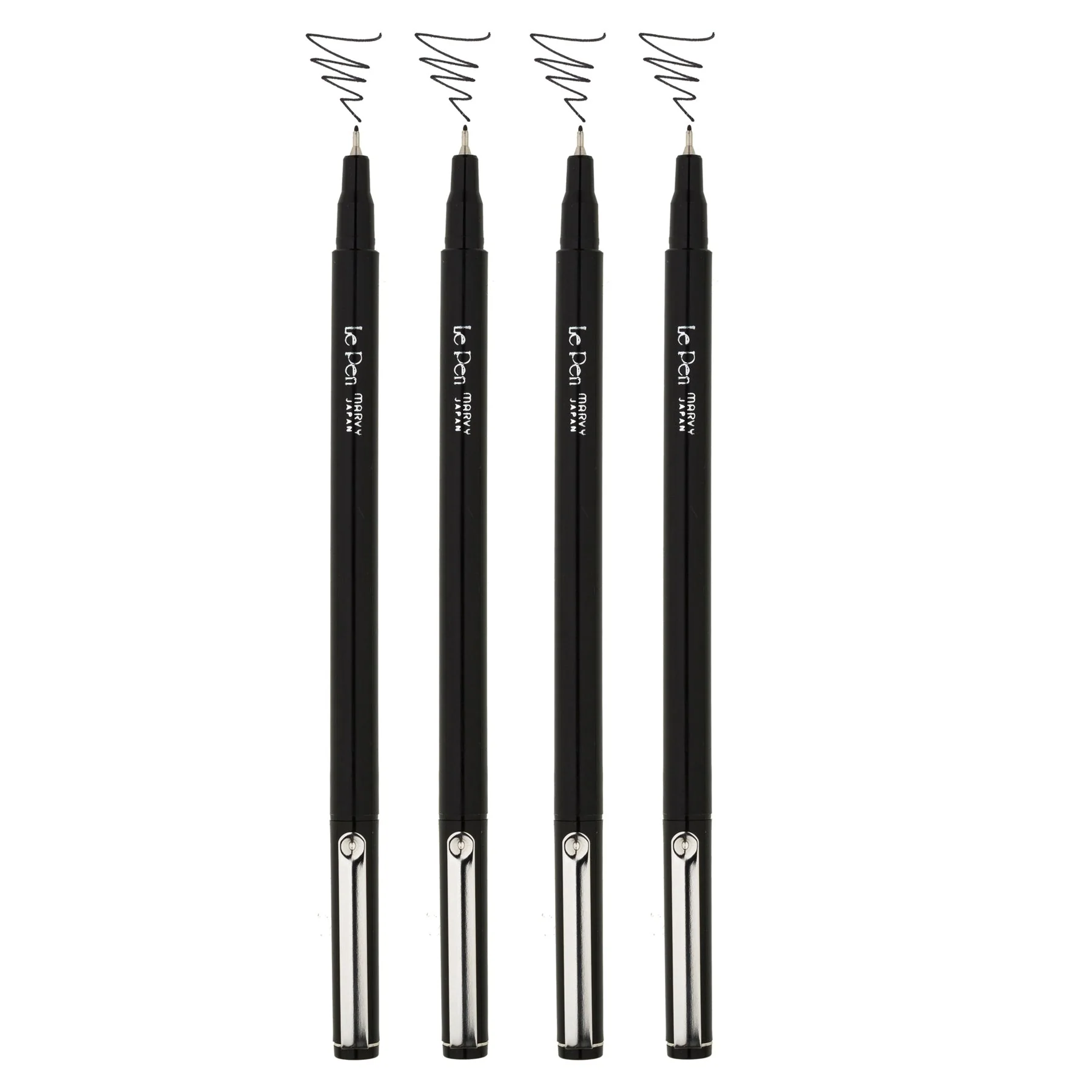 Marvy Uchida Le Pen 0.3mm Black Set of 4 - Image 2