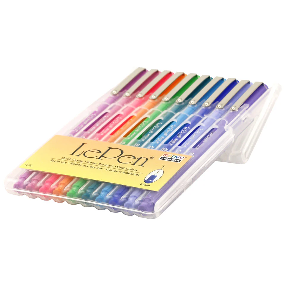 Marvy Uchida Le Pen 0.3mm Bright Set of 10 - Image 3