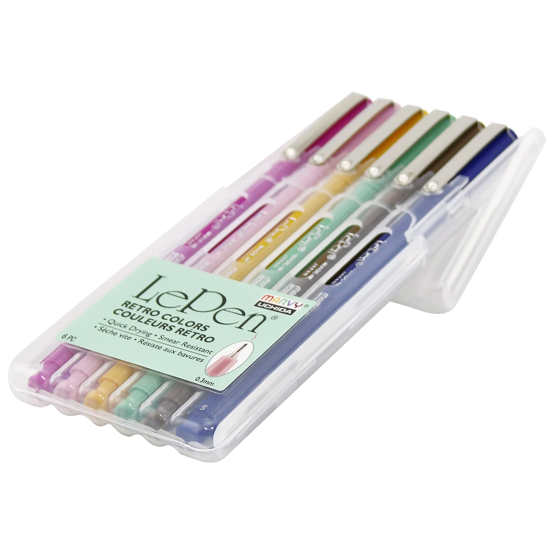 Marvy Uchida Le Pen 0.3mm Retro Set of 6 - Image 3
