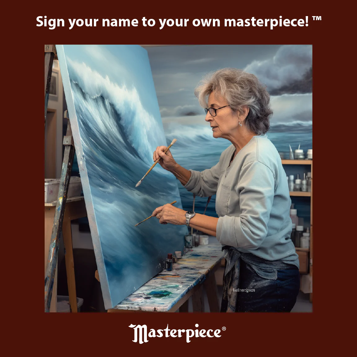 Masterpiece Monet Pro Carmel Pre-Stretched Canvas (3x Primed, 7oz, Primed, Portrait Smooth) - Image 7
