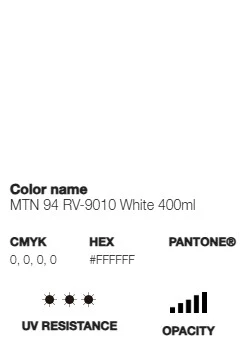 MTN 94 Matte Finish Aerosol Spray RV9010 White
