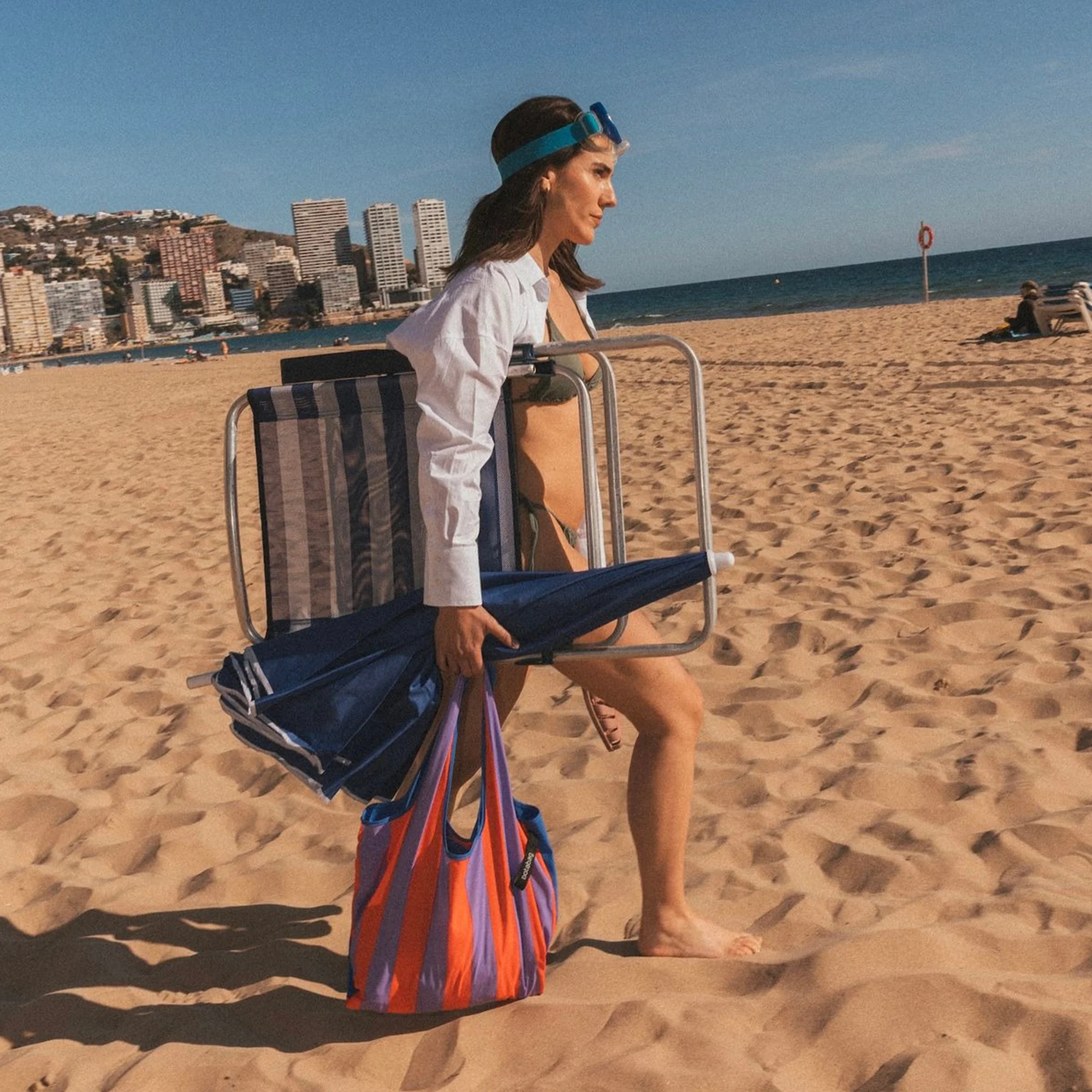 Notabag Tote – Royal Stripes - Image 4