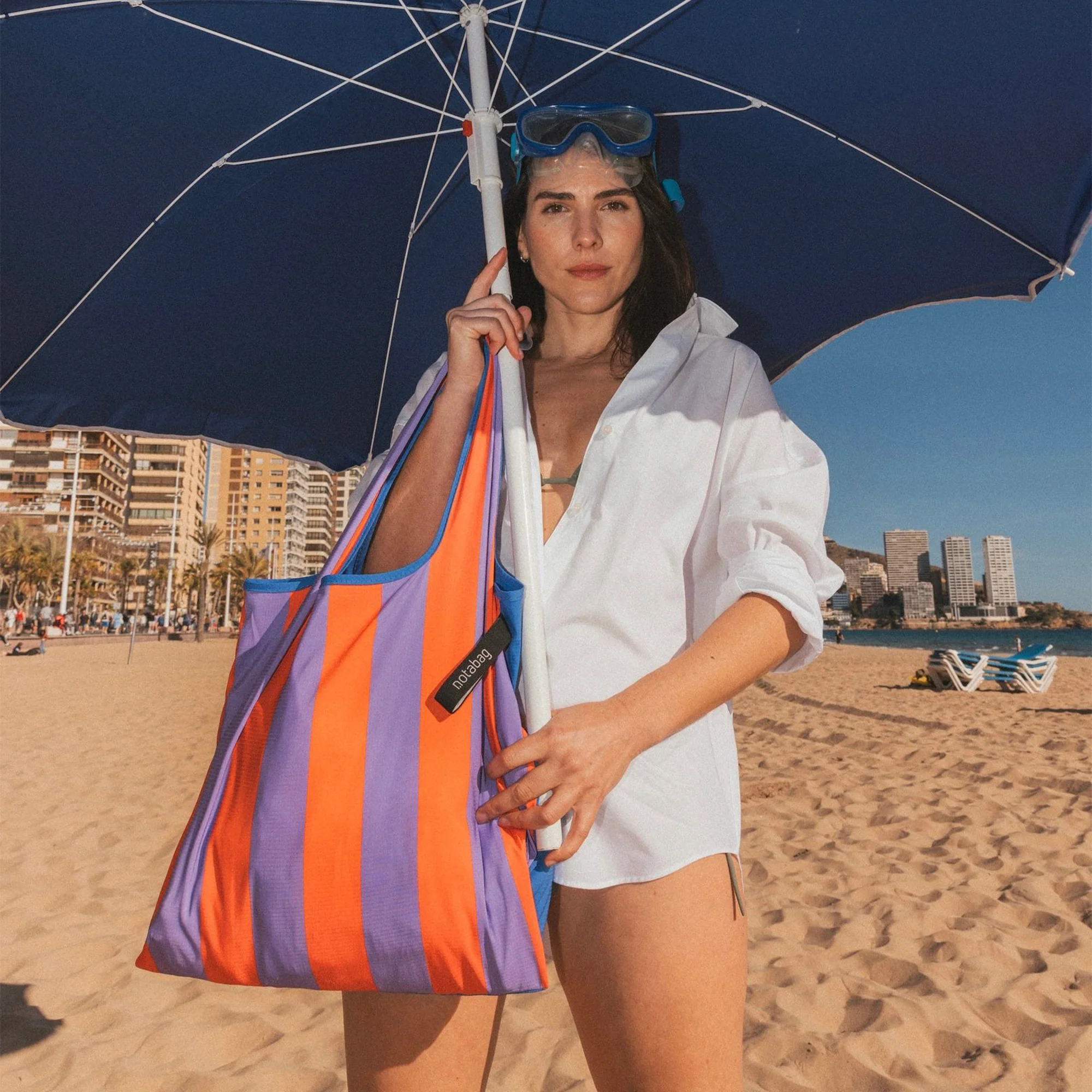Notabag Tote – Royal Stripes - Image 7