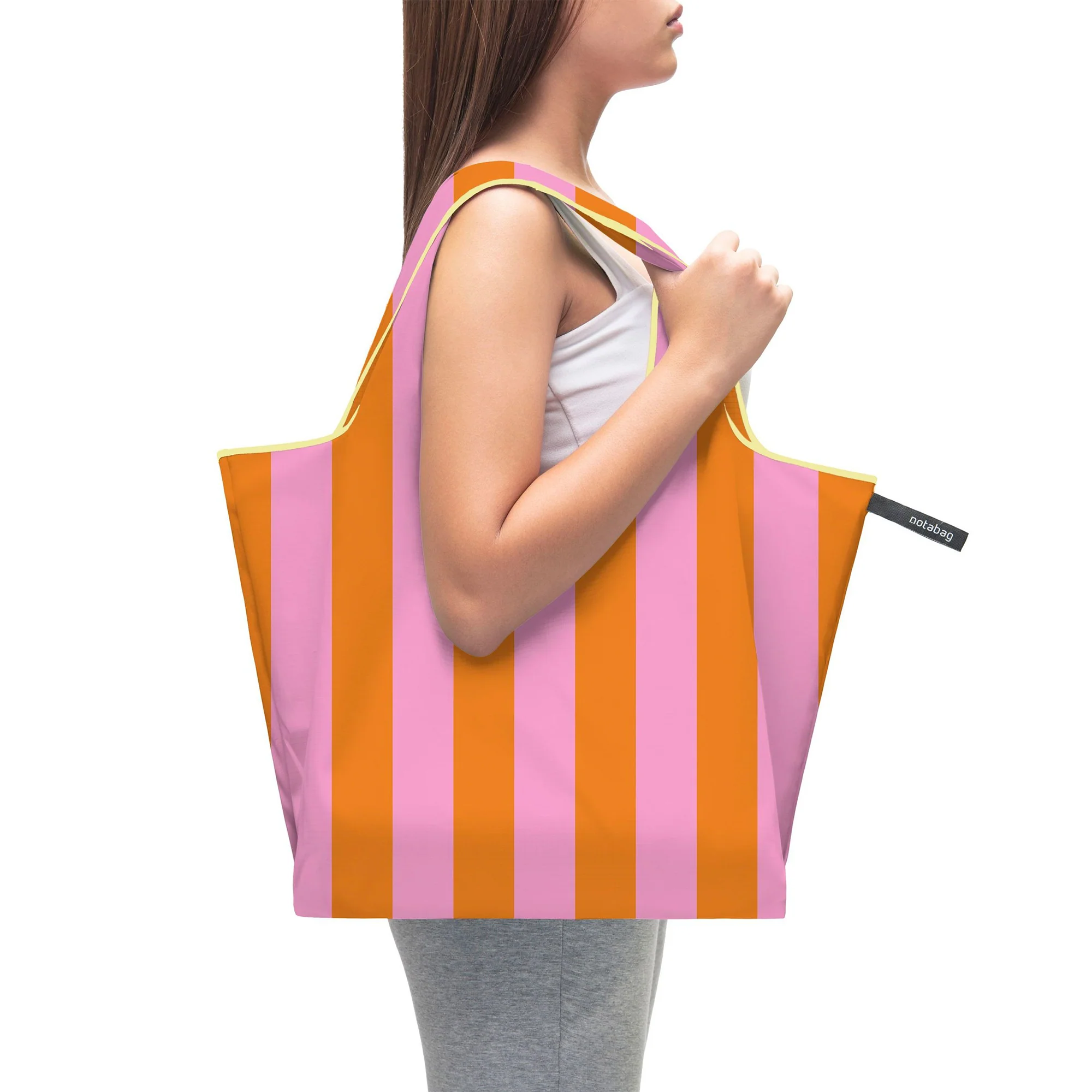 Notabag Tote – Vanilla Stripes - Image 5