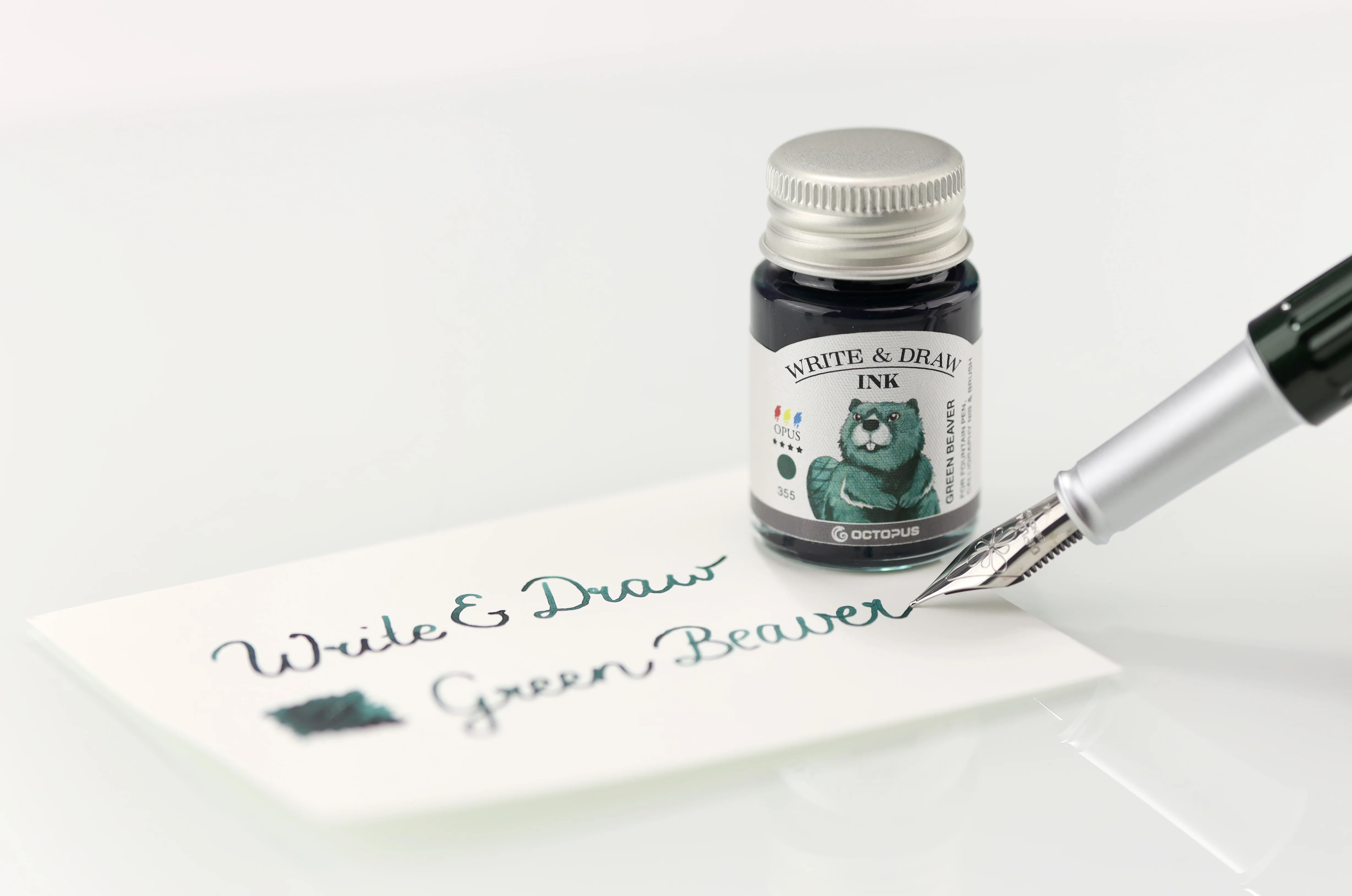 Octopus Write & Draw Ink Opus Green Beaver 10ml (Promotional Gift Only)
