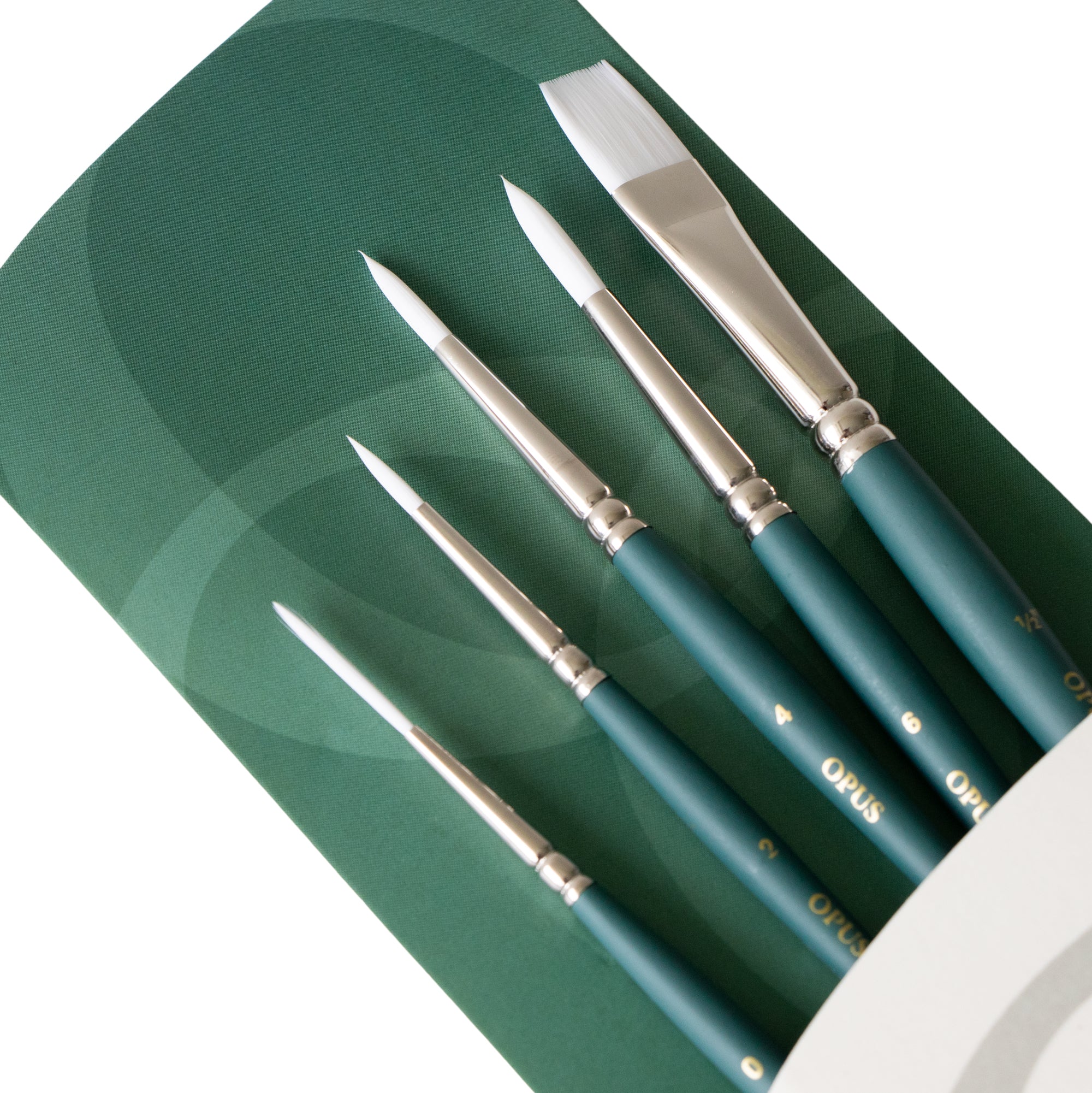 Opus Bravura Acrylic Brush Assorted Set of 5 - Image 3